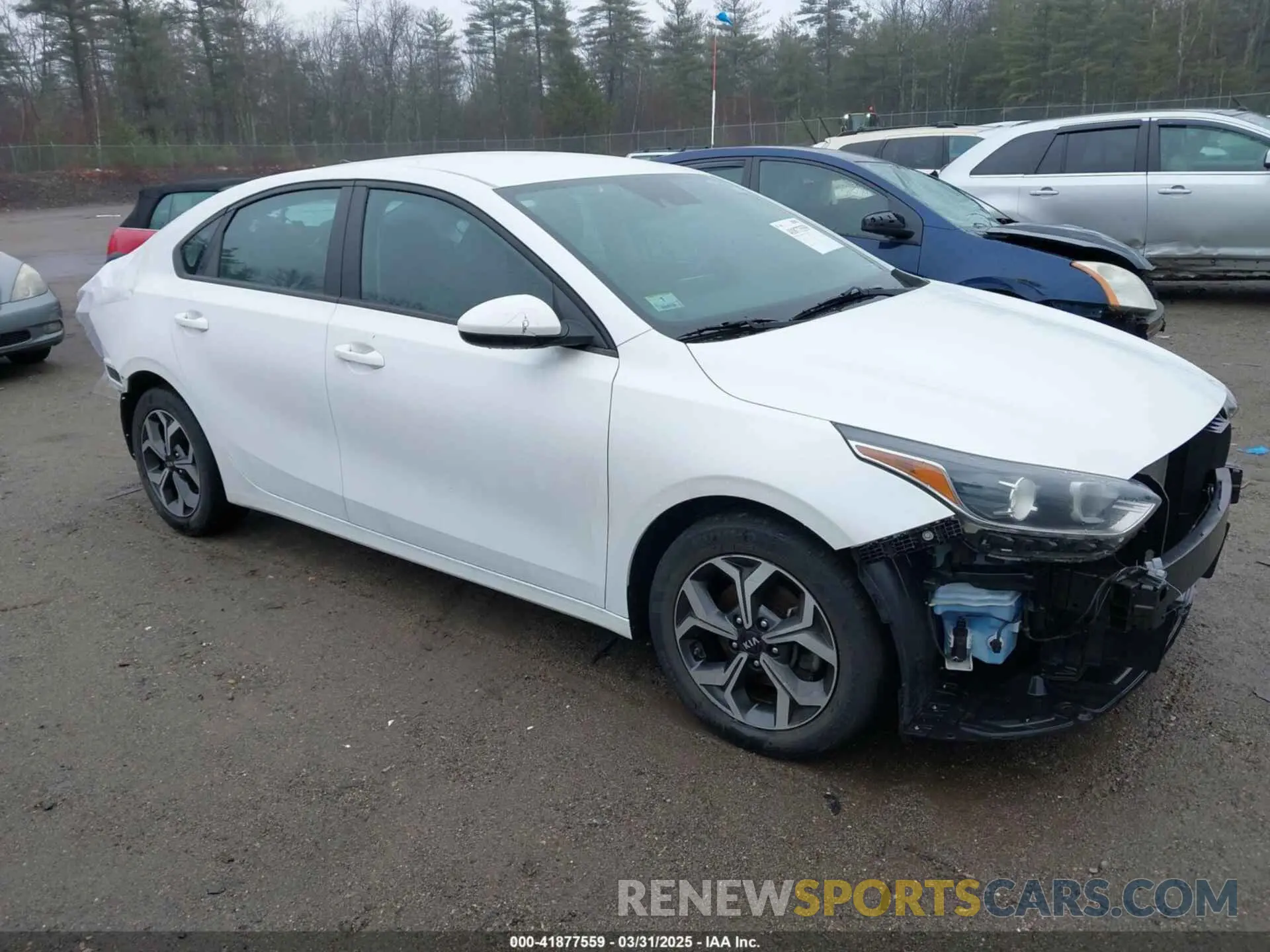 1 Photograph of a damaged car 3KPF24AD1ME291909 KIA FORTE 2021