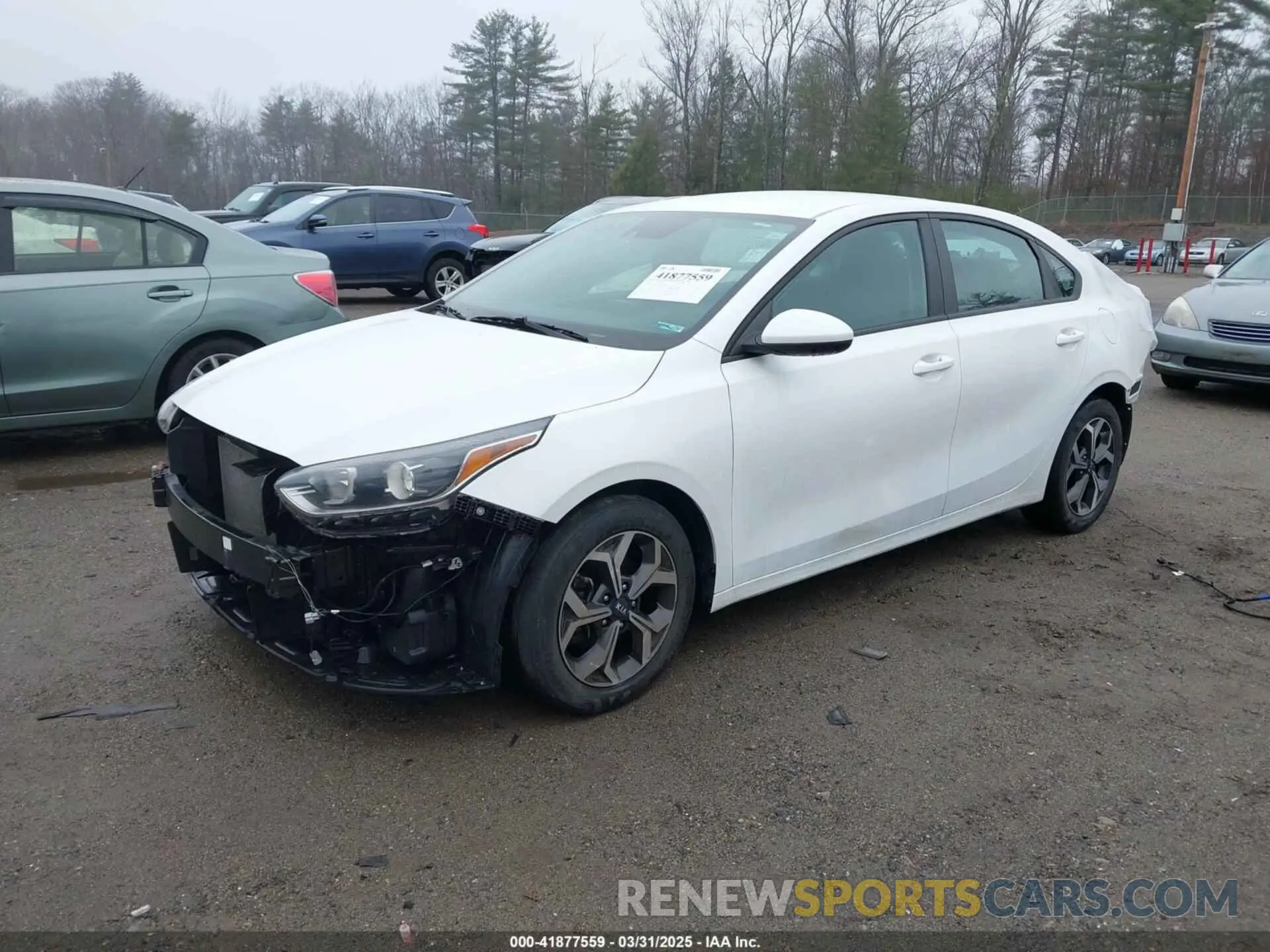 2 Photograph of a damaged car 3KPF24AD1ME291909 KIA FORTE 2021