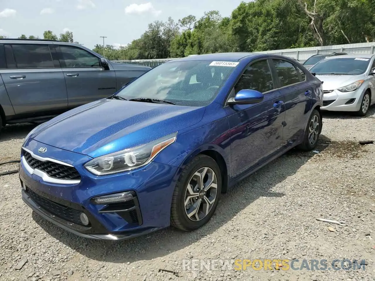 1 Photograph of a damaged car 3KPF24AD1ME337660 KIA FORTE 2021