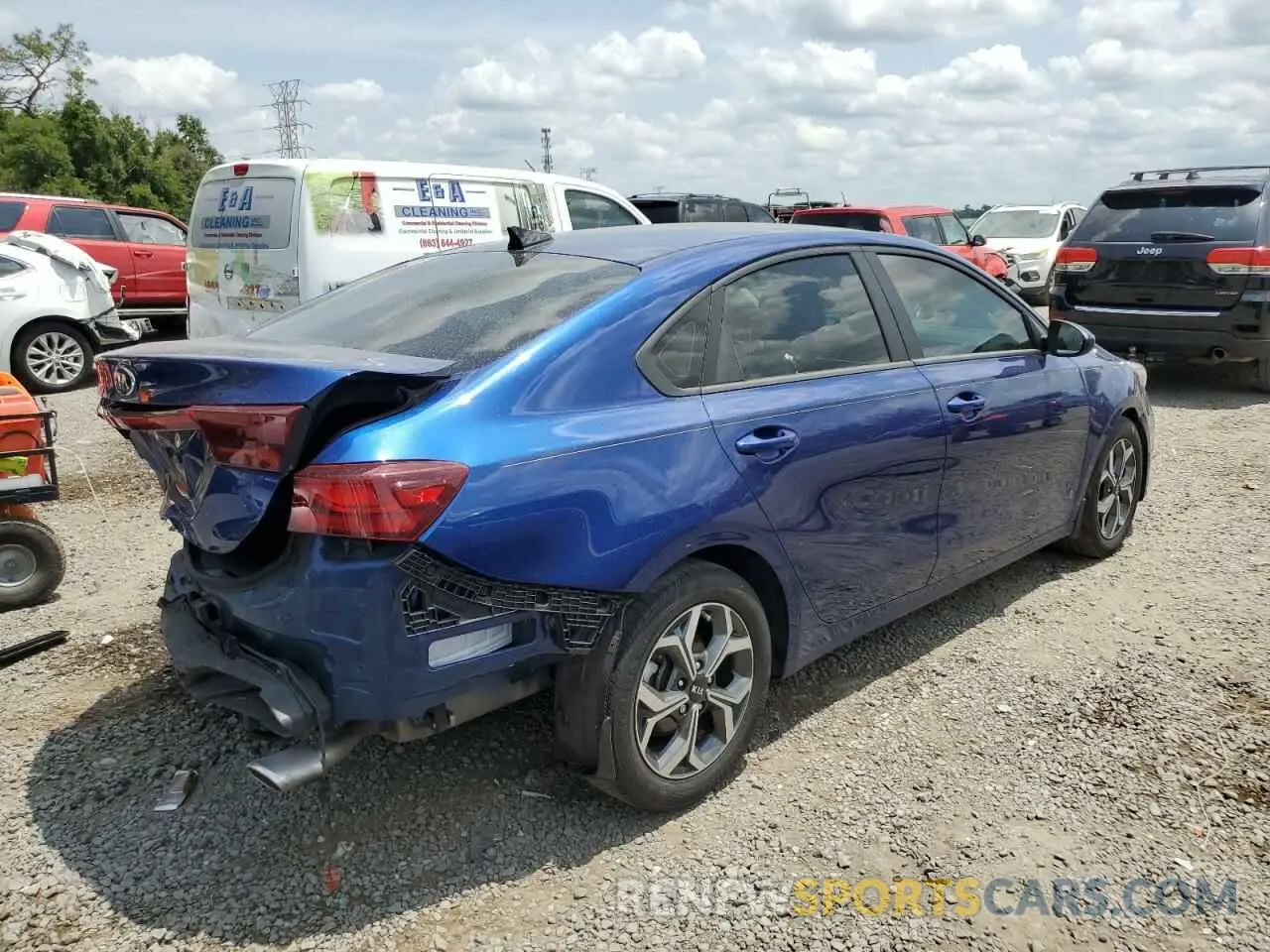 3 Photograph of a damaged car 3KPF24AD1ME337660 KIA FORTE 2021