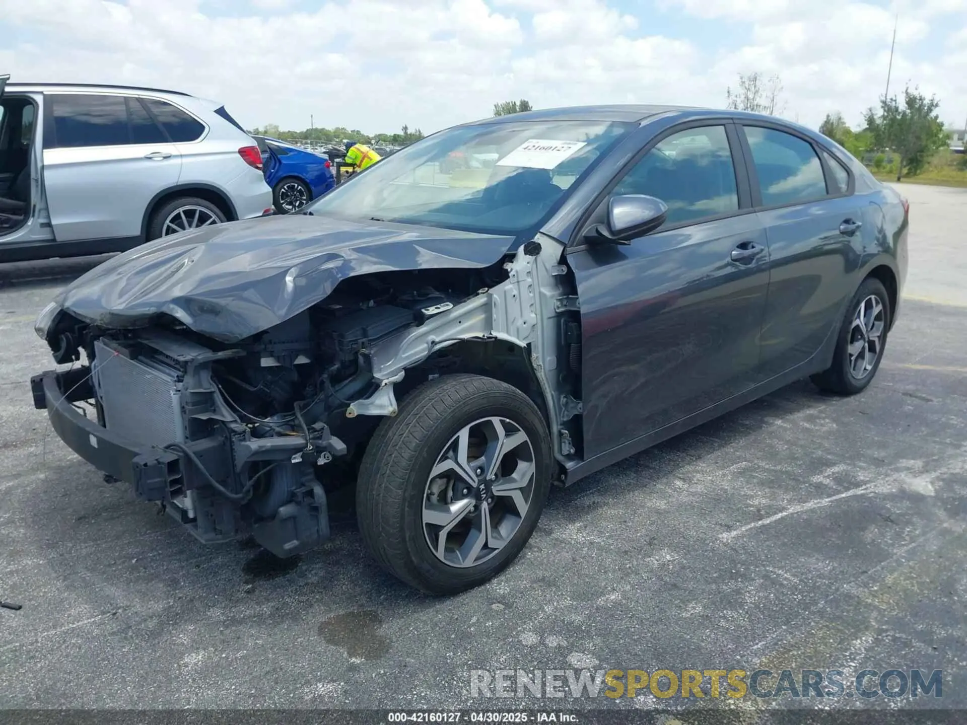 2 Photograph of a damaged car 3KPF24AD1ME353955 KIA FORTE 2021