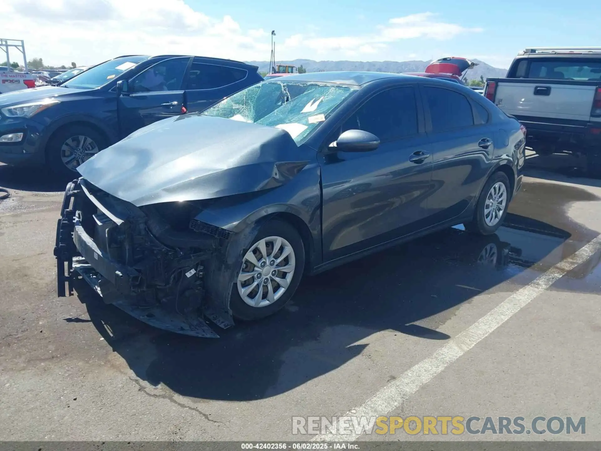 2 Photograph of a damaged car 3KPF24AD1ME357570 KIA FORTE 2021