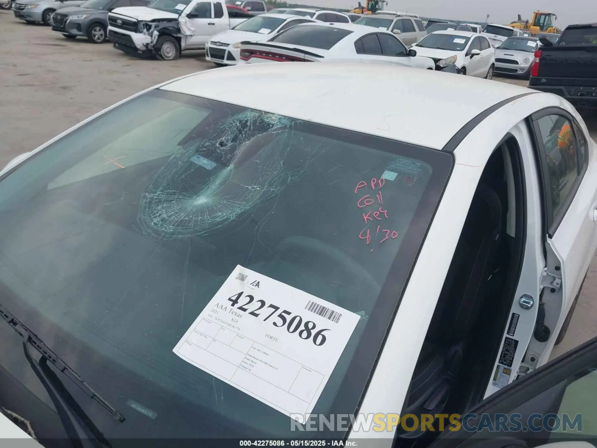 20 Photograph of a damaged car 3KPF24AD1ME361778 KIA FORTE 2021