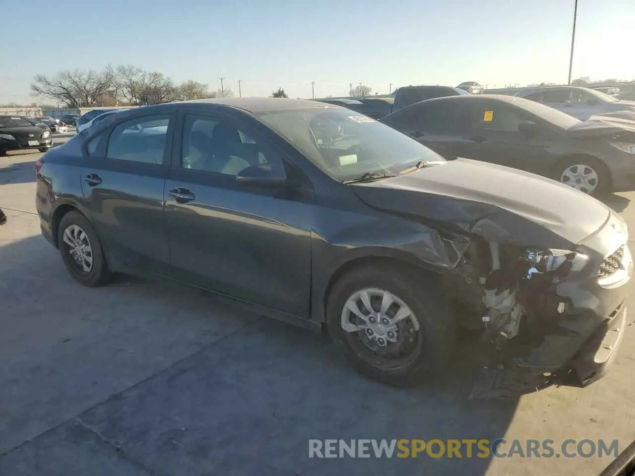 4 Photograph of a damaged car 3KPF24AD1ME368505 KIA FORTE 2021