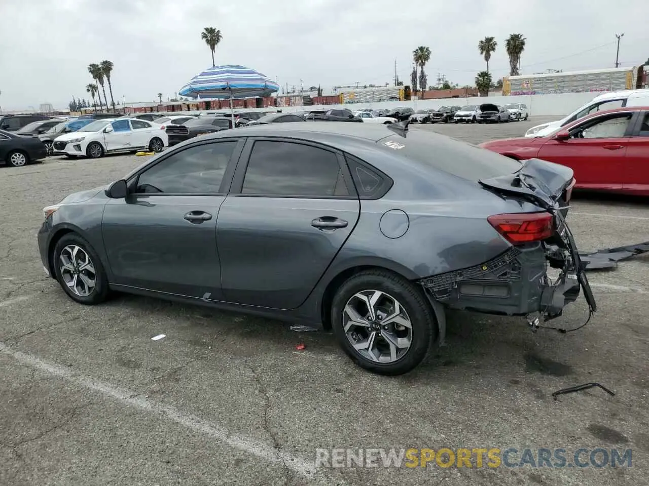 2 Photograph of a damaged car 3KPF24AD1ME373557 KIA FORTE 2021