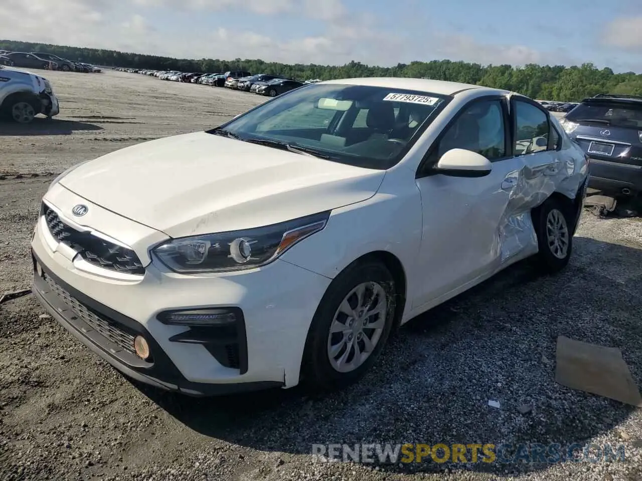 1 Photograph of a damaged car 3KPF24AD1ME374353 KIA FORTE 2021