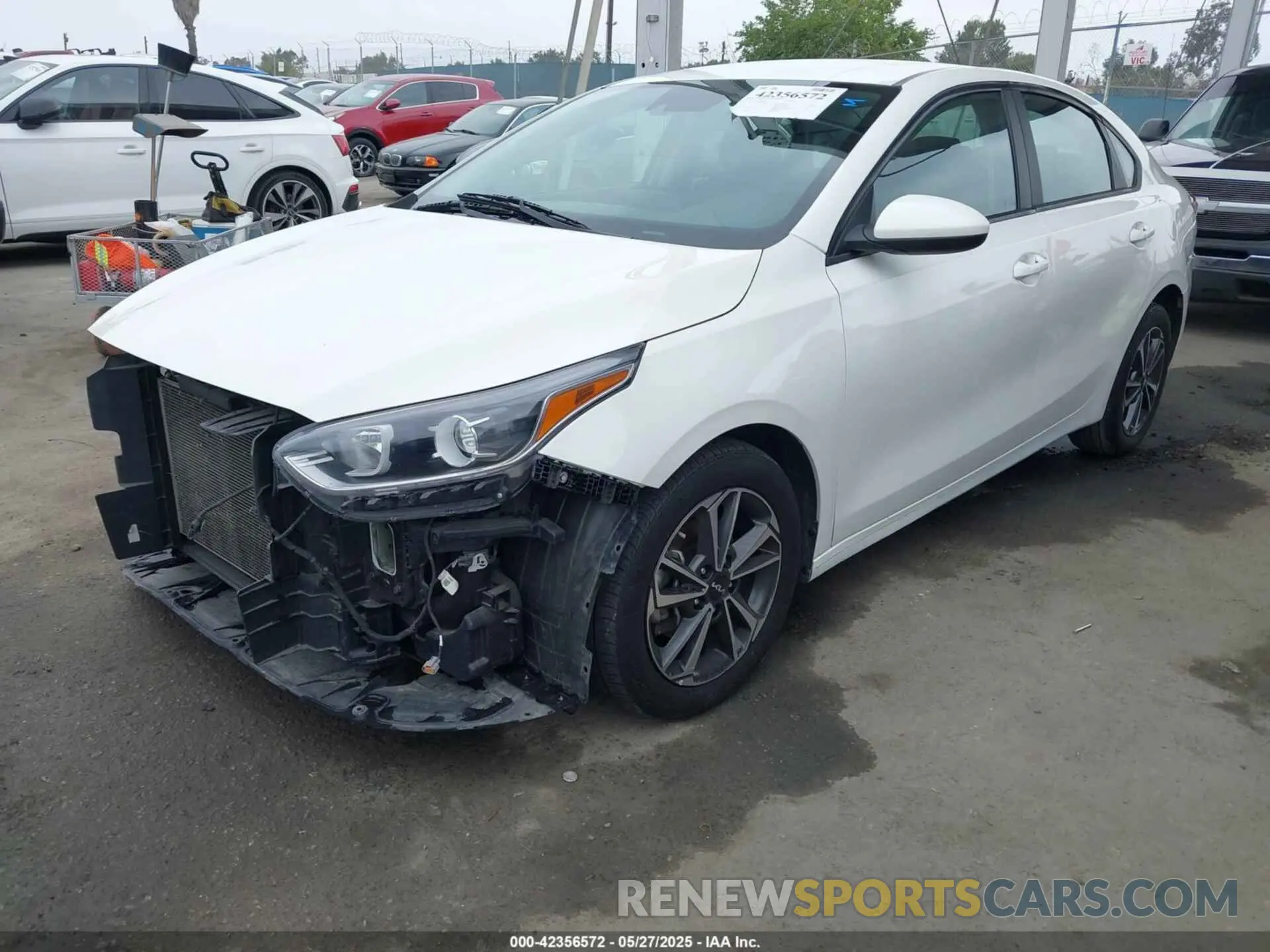 2 Photograph of a damaged car 3KPF24AD1ME375065 KIA FORTE 2021