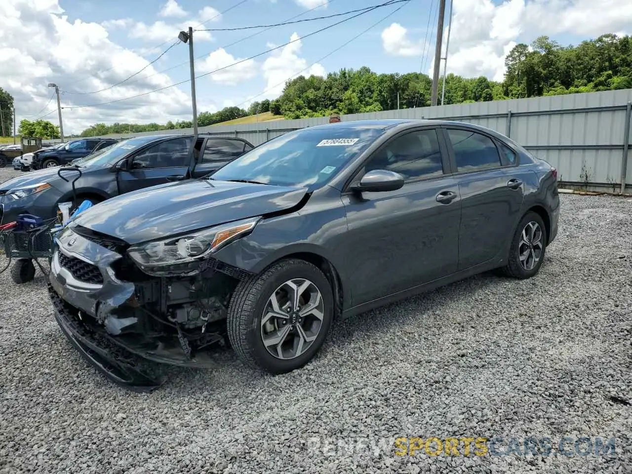 1 Photograph of a damaged car 3KPF24AD1ME380668 KIA FORTE 2021