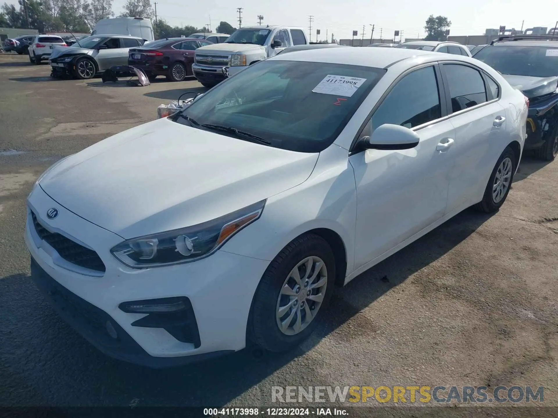 2 Photograph of a damaged car 3KPF24AD1ME395879 KIA FORTE 2021