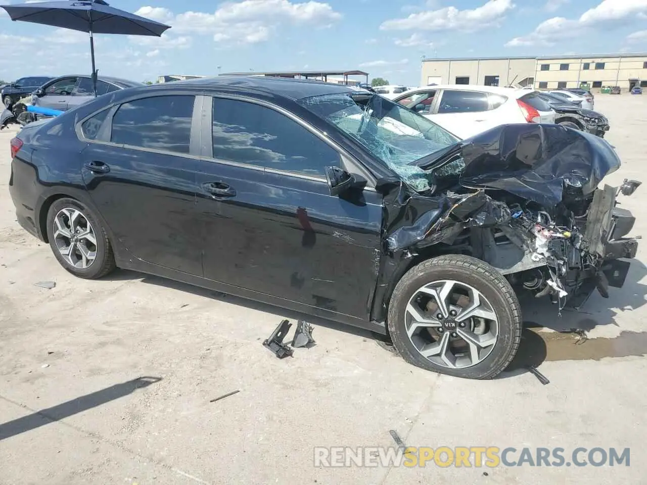 4 Photograph of a damaged car 3KPF24AD2ME264265 KIA FORTE 2021