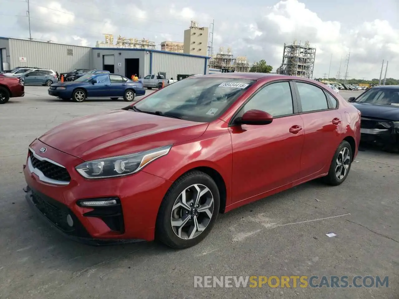 1 Photograph of a damaged car 3KPF24AD2ME267473 KIA FORTE 2021