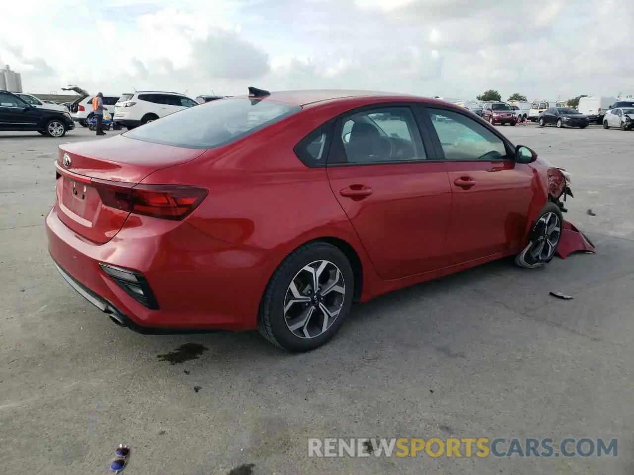3 Photograph of a damaged car 3KPF24AD2ME267473 KIA FORTE 2021