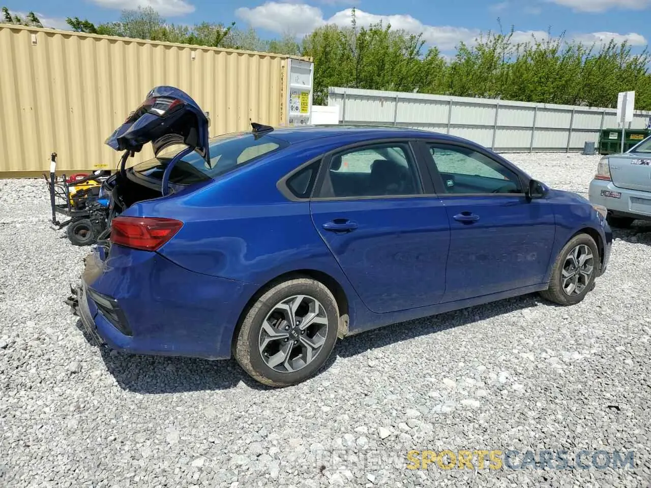 3 Photograph of a damaged car 3KPF24AD2ME271586 KIA FORTE 2021
