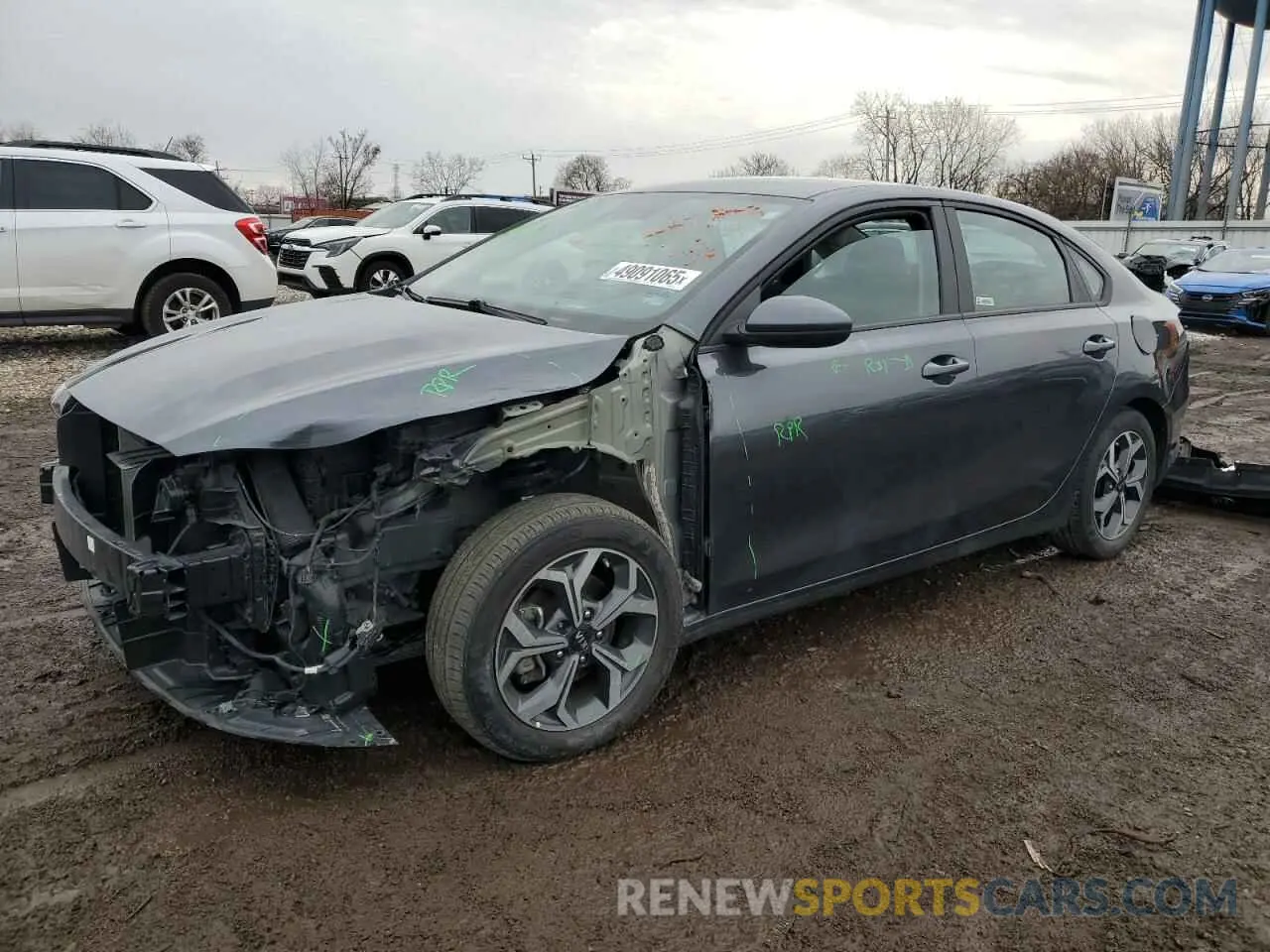 1 Photograph of a damaged car 3KPF24AD2ME288713 KIA FORTE 2021