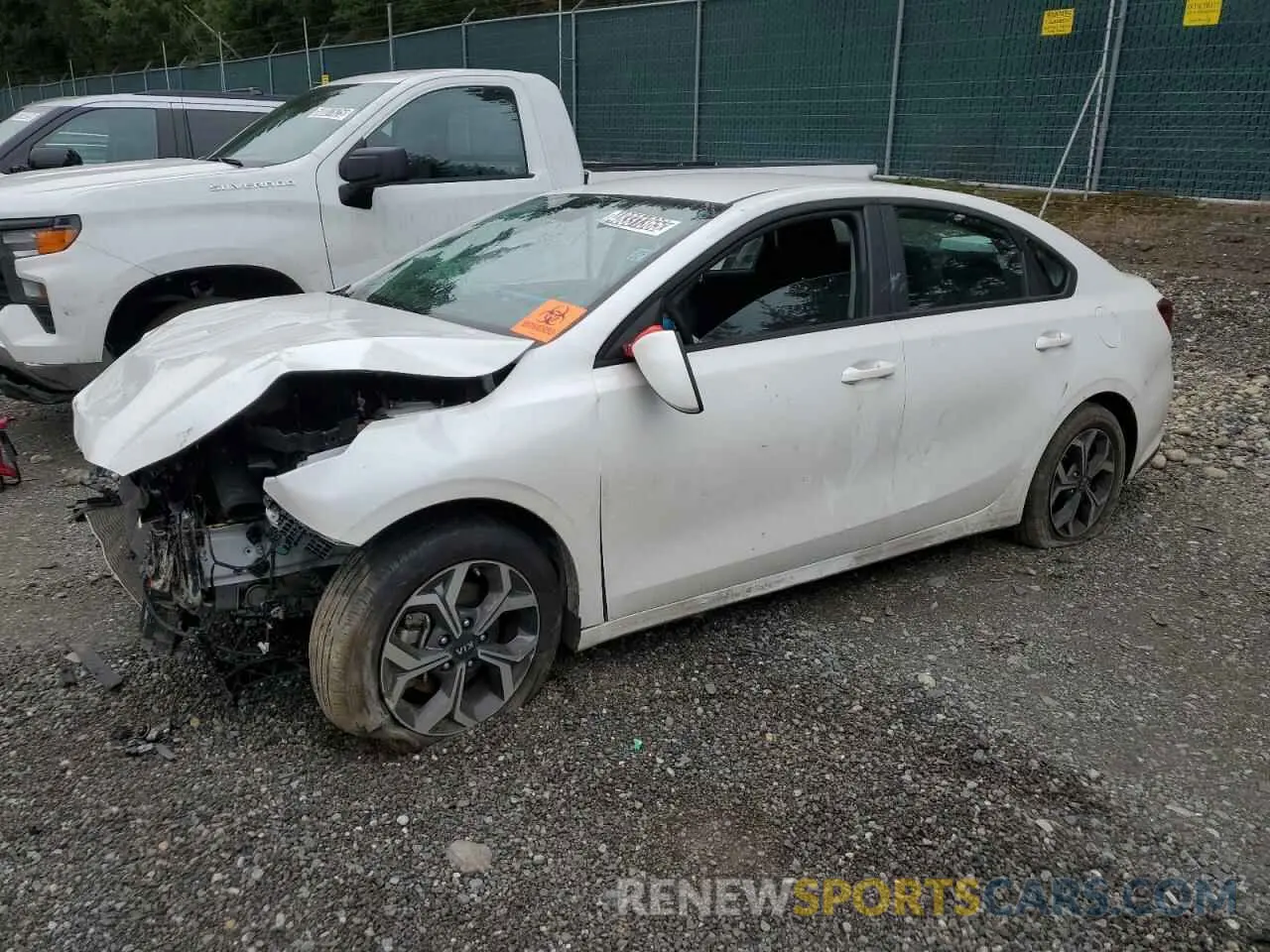 1 Photograph of a damaged car 3KPF24AD2ME299209 KIA FORTE 2021