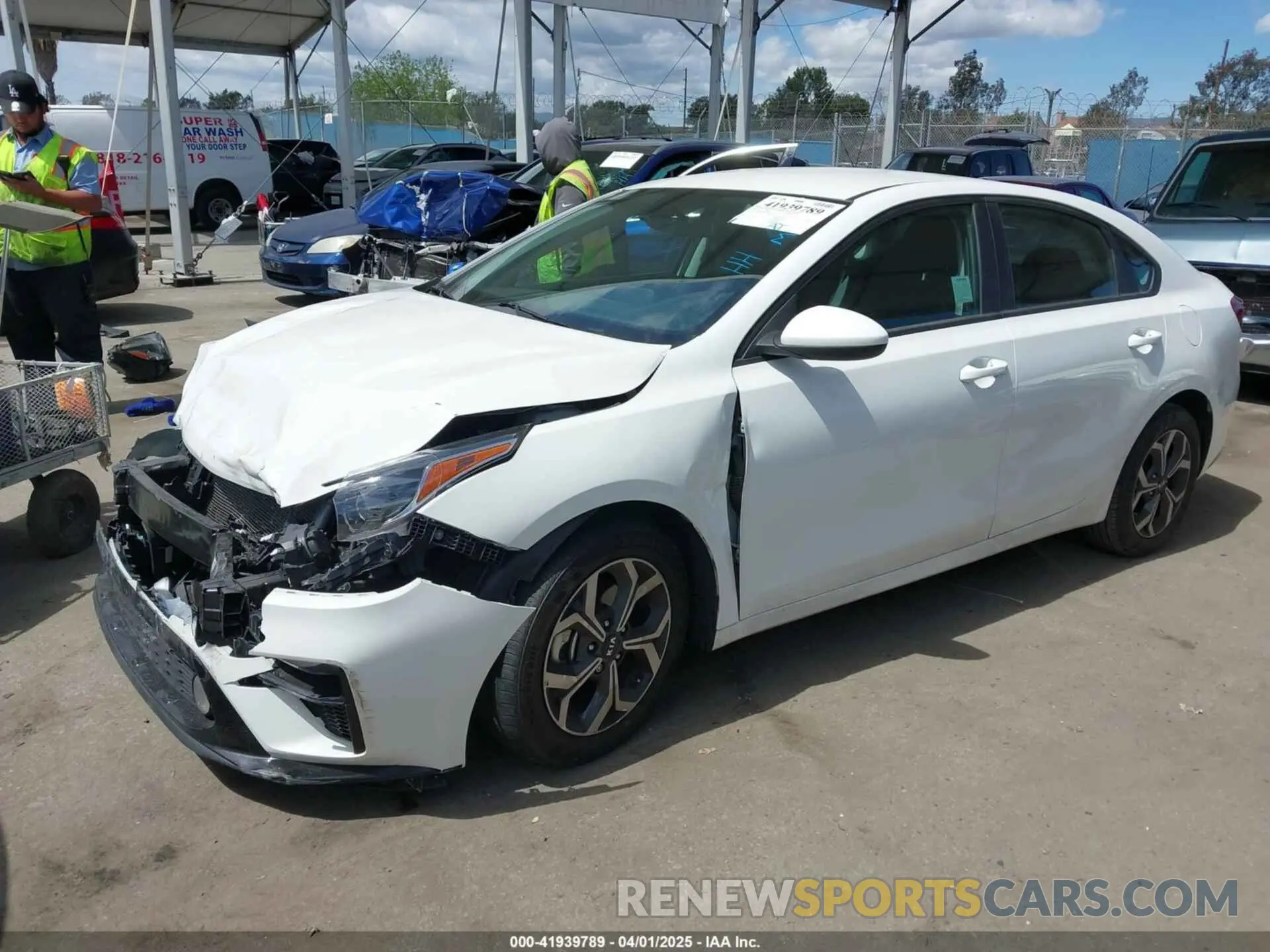 2 Photograph of a damaged car 3KPF24AD2ME300889 KIA FORTE 2021