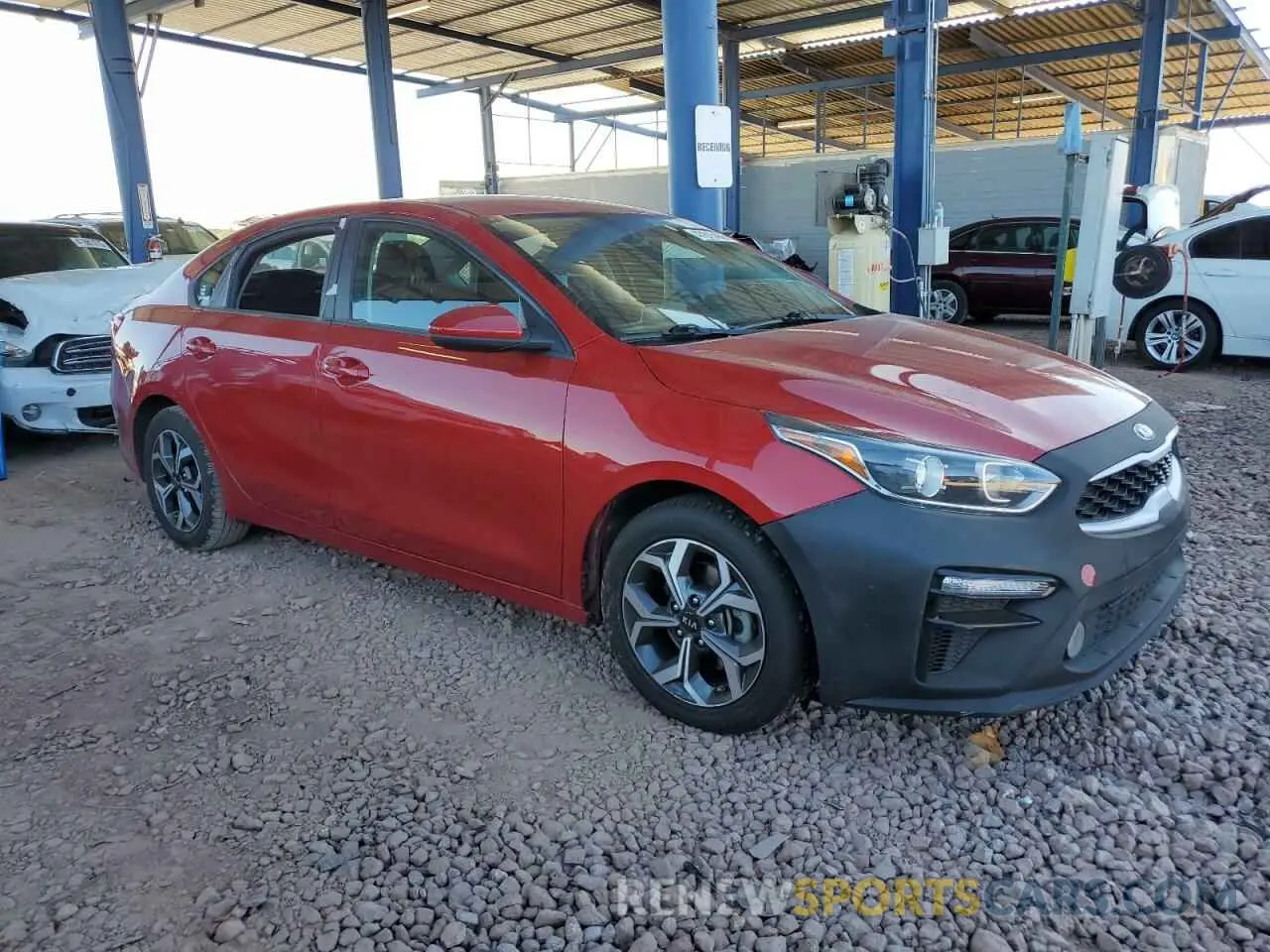 4 Photograph of a damaged car 3KPF24AD2ME306594 KIA FORTE 2021