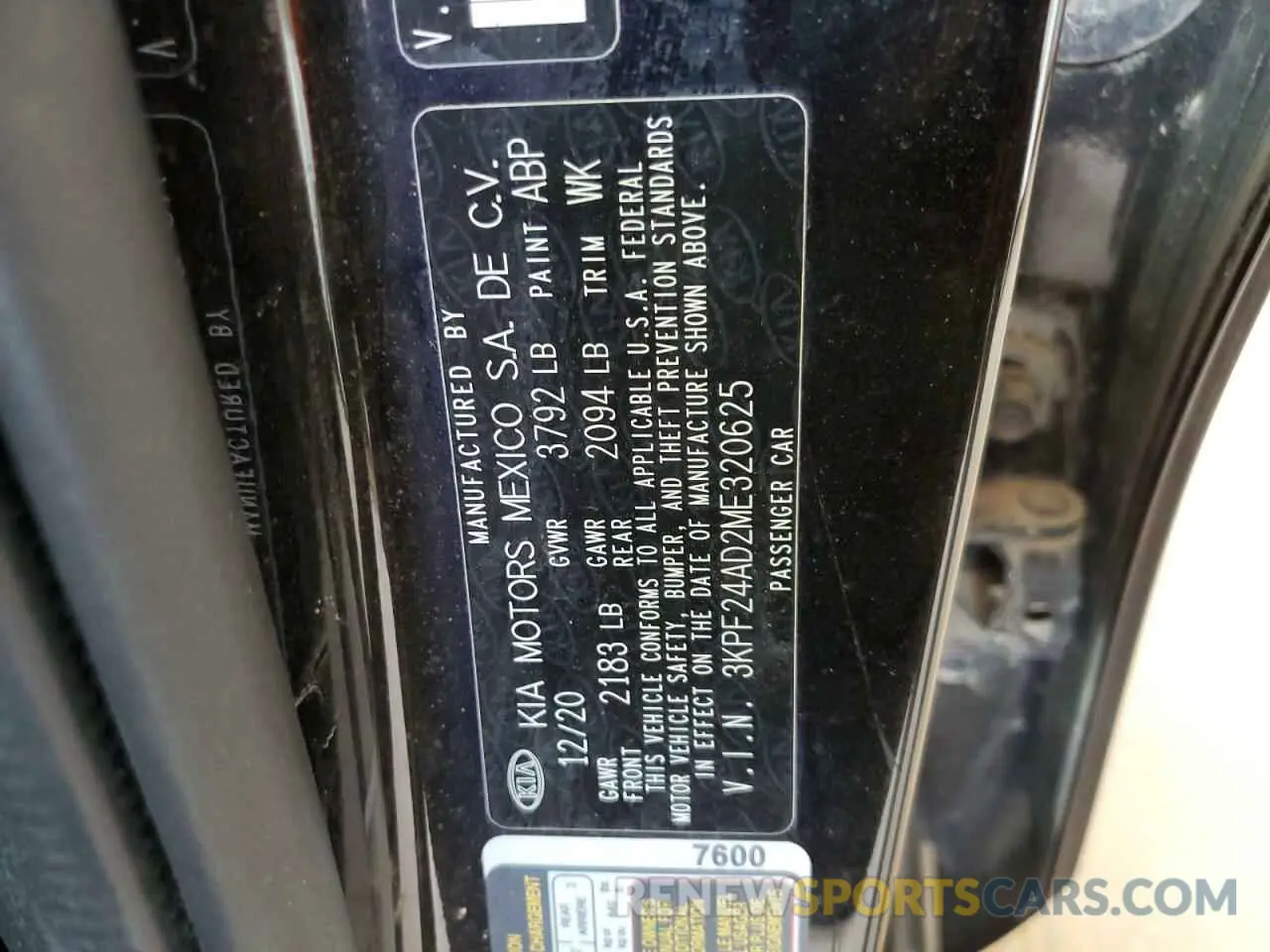 13 Photograph of a damaged car 3KPF24AD2ME320625 KIA FORTE 2021