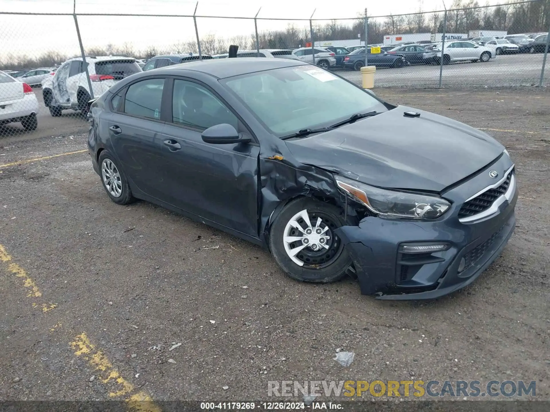 1 Photograph of a damaged car 3KPF24AD2ME320673 KIA FORTE 2021