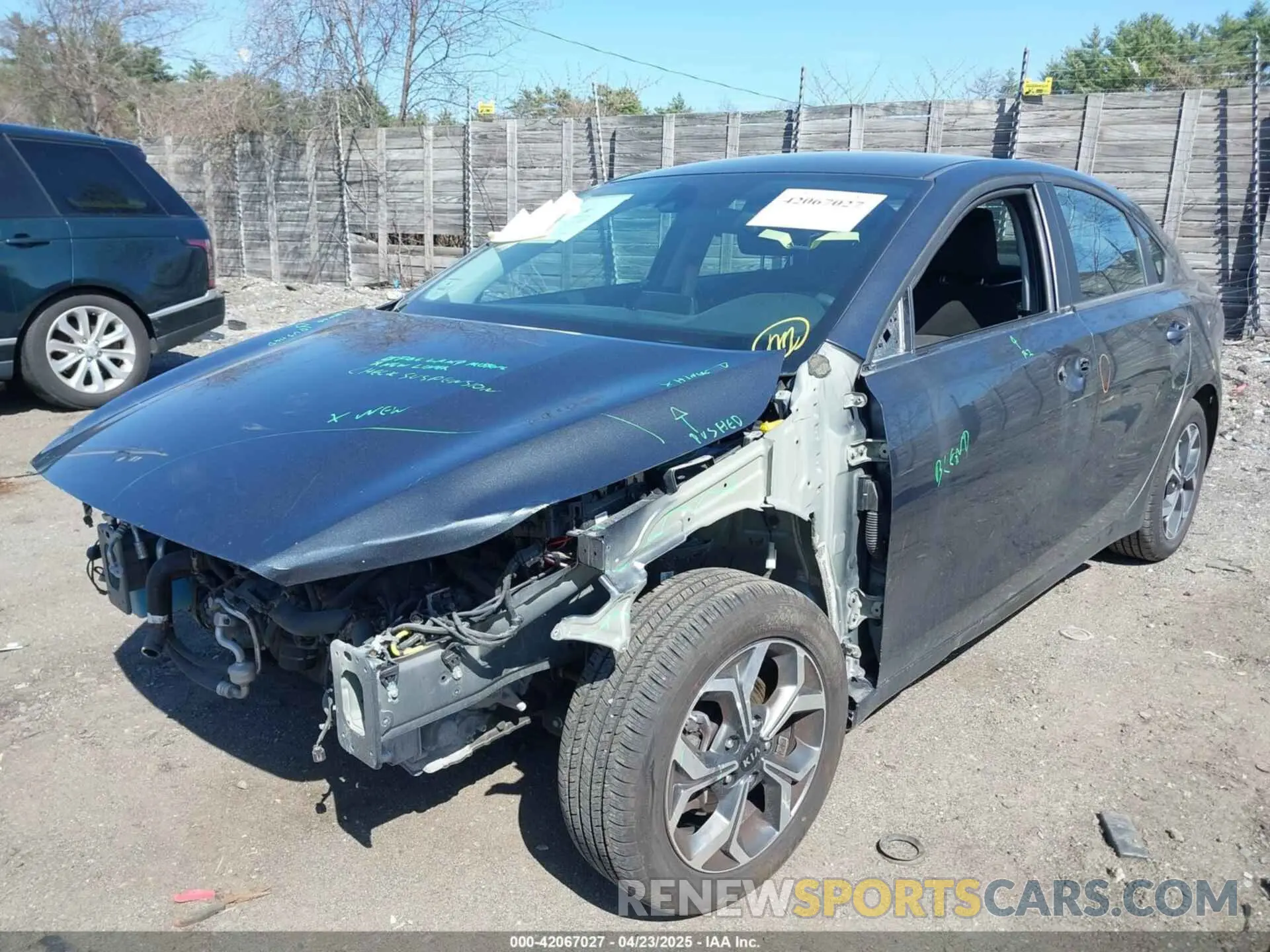 2 Photograph of a damaged car 3KPF24AD2ME334010 KIA FORTE 2021