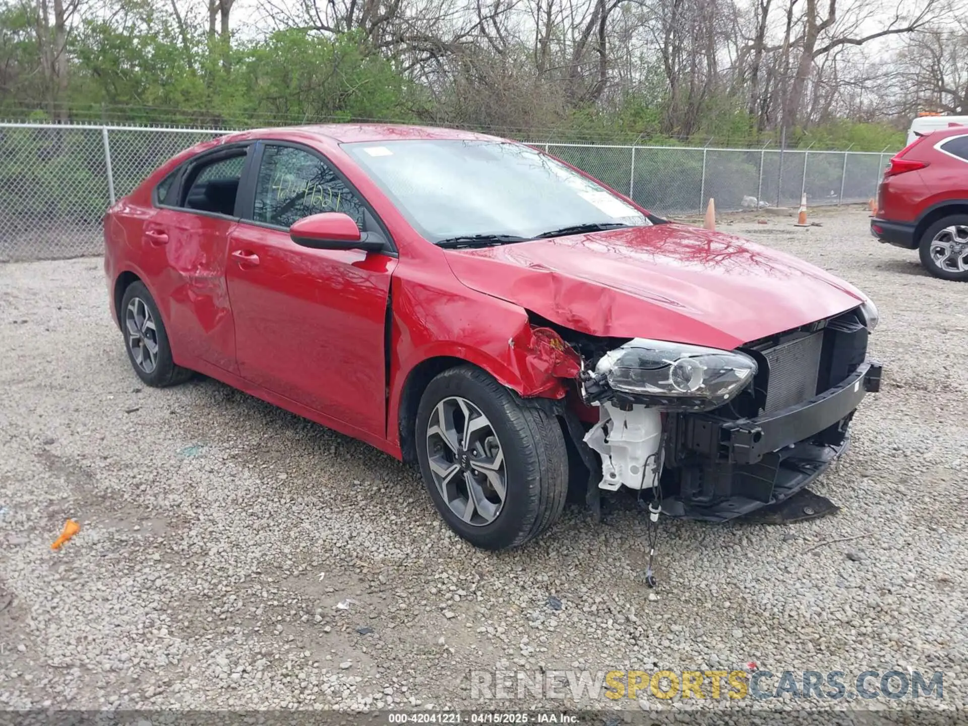 1 Photograph of a damaged car 3KPF24AD2ME338073 KIA FORTE 2021