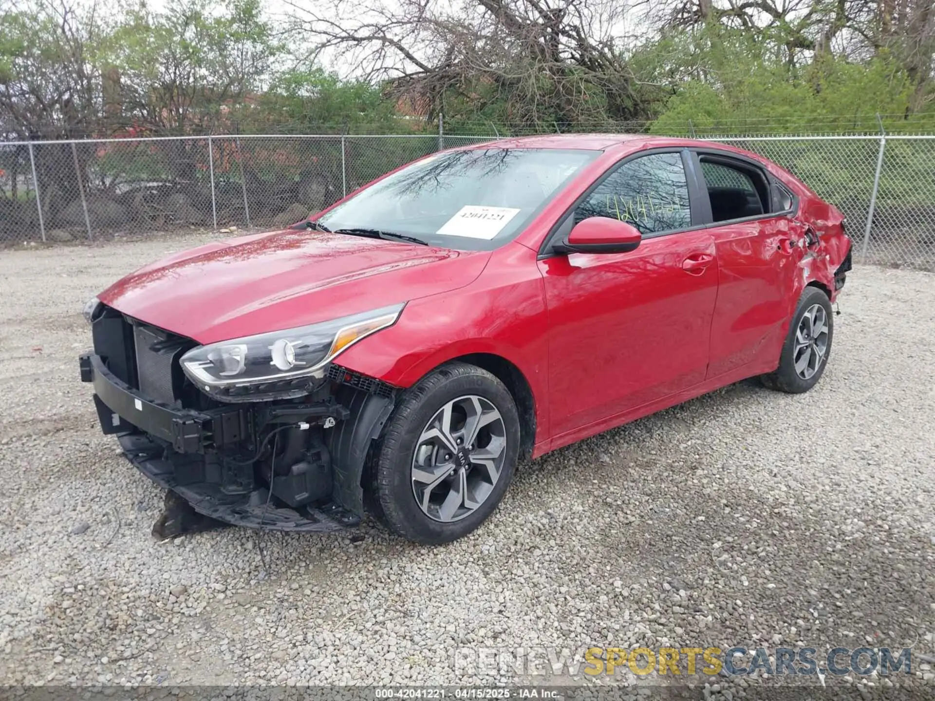 2 Photograph of a damaged car 3KPF24AD2ME338073 KIA FORTE 2021