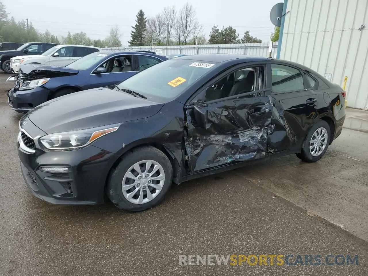 1 Photograph of a damaged car 3KPF24AD2ME355360 KIA FORTE 2021