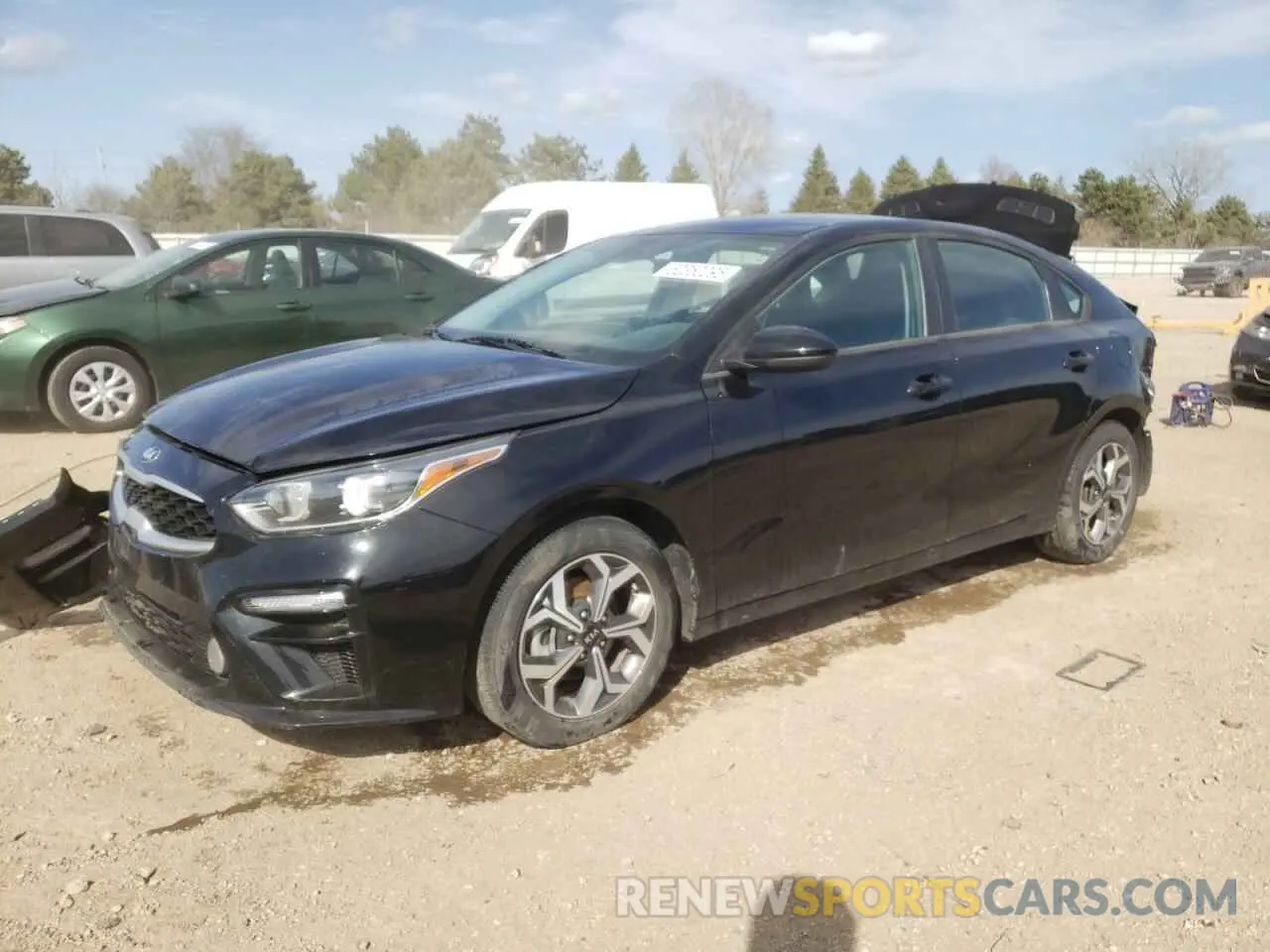 1 Photograph of a damaged car 3KPF24AD2ME374152 KIA FORTE 2021