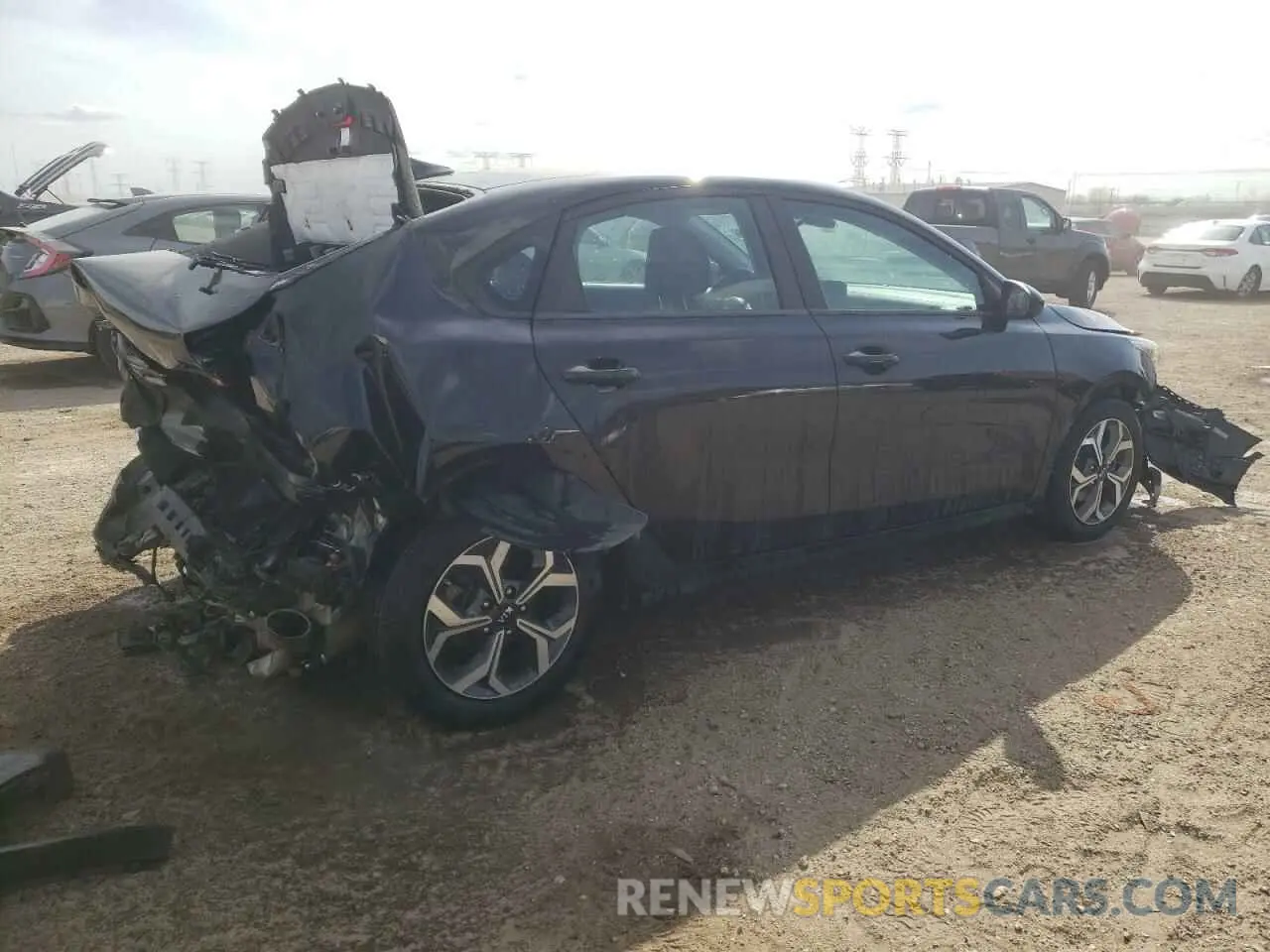 3 Photograph of a damaged car 3KPF24AD2ME374152 KIA FORTE 2021