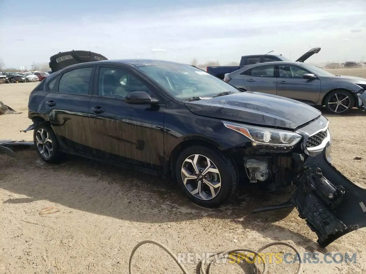 4 Photograph of a damaged car 3KPF24AD2ME374152 KIA FORTE 2021