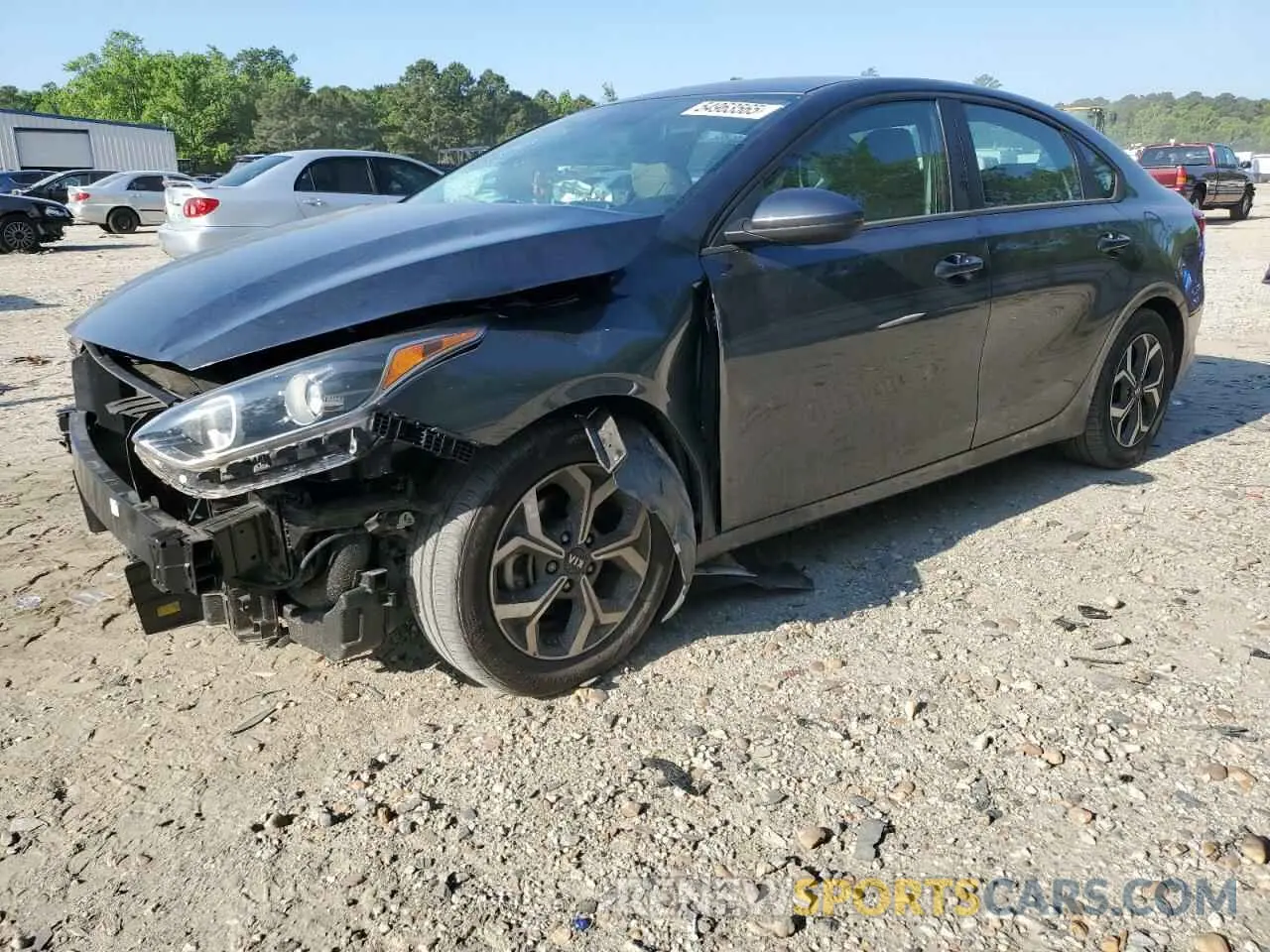 1 Photograph of a damaged car 3KPF24AD2ME412348 KIA FORTE 2021