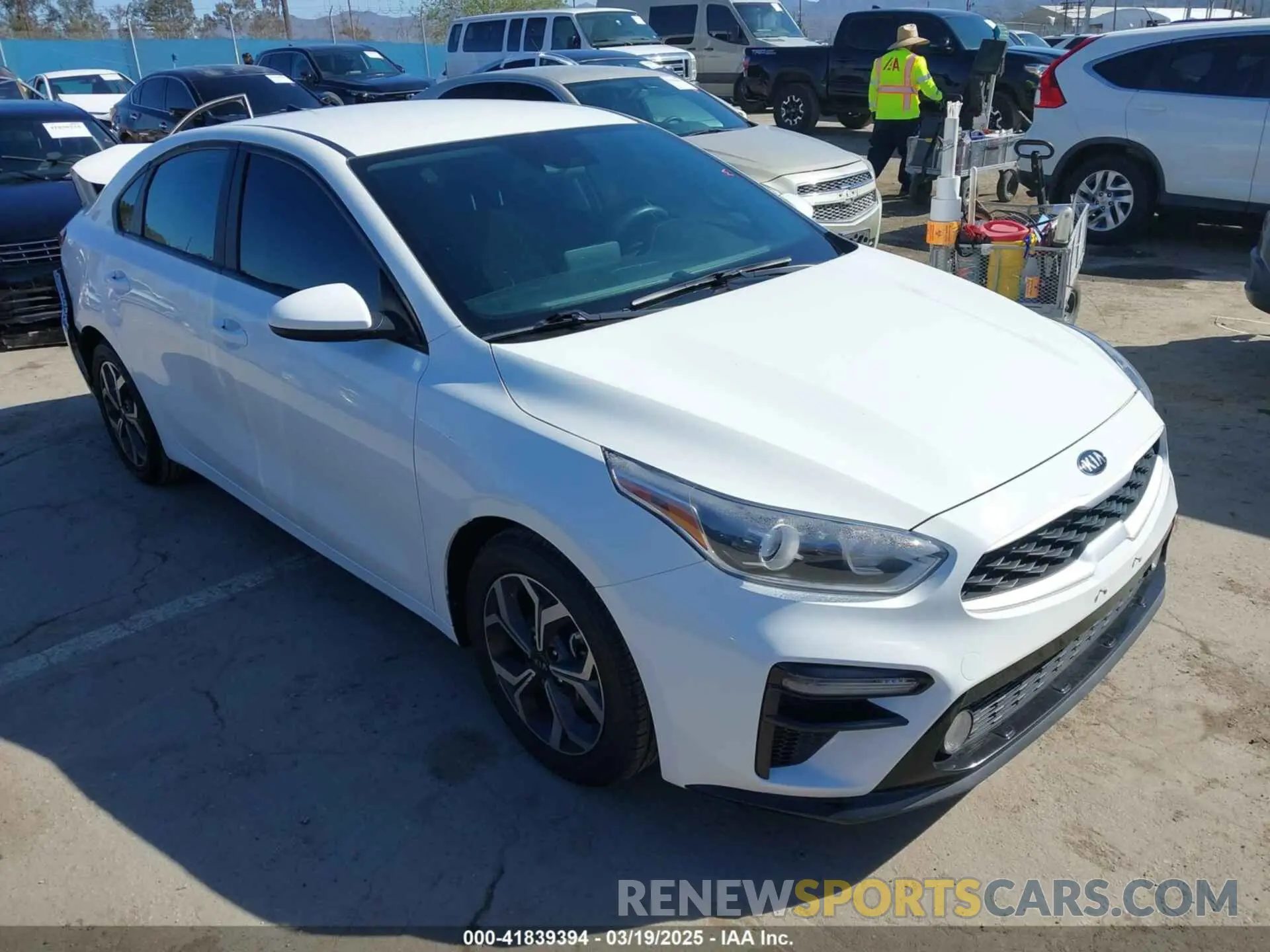 1 Photograph of a damaged car 3KPF24AD3ME283990 KIA FORTE 2021