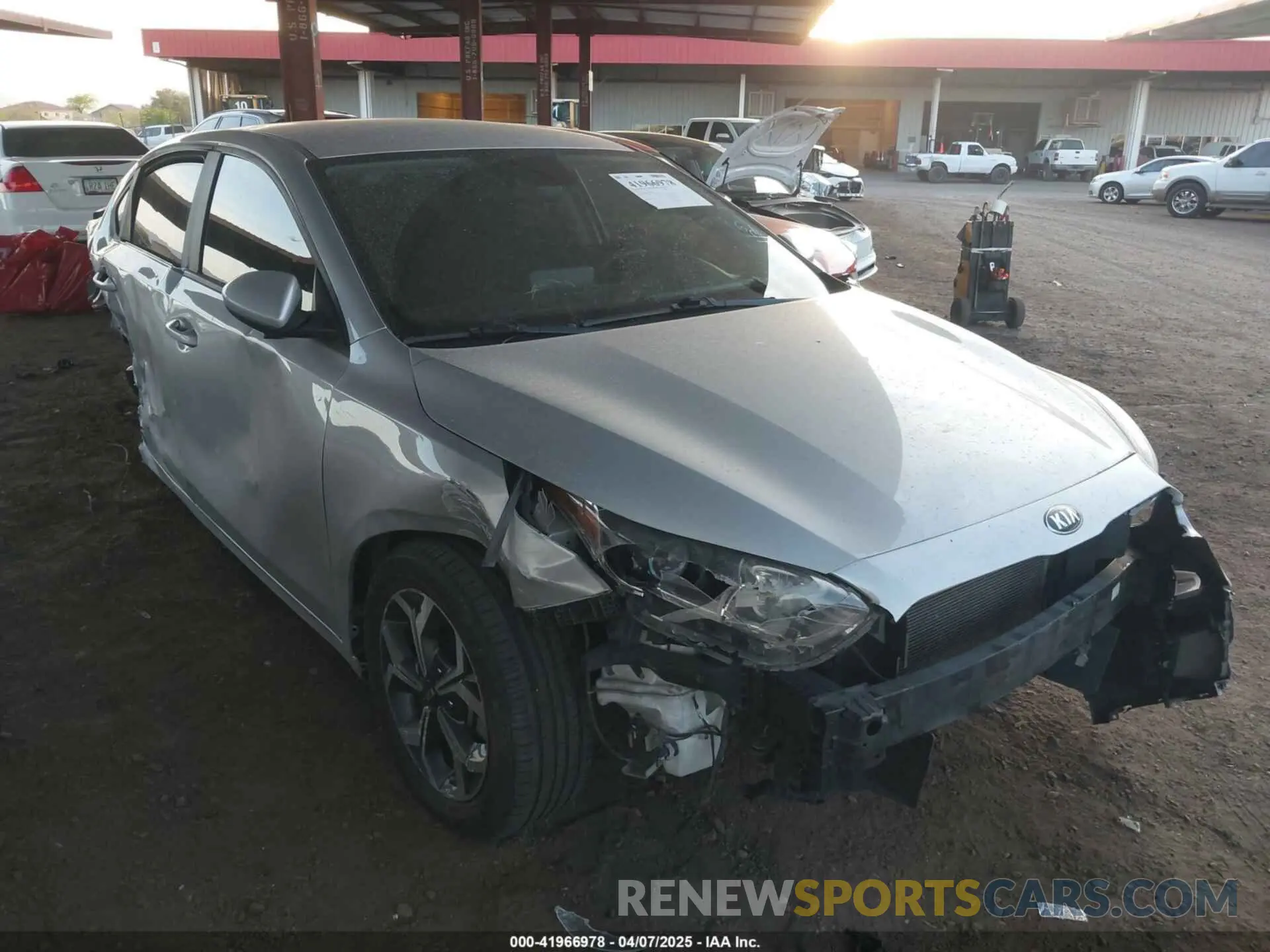 1 Photograph of a damaged car 3KPF24AD3ME286078 KIA FORTE 2021