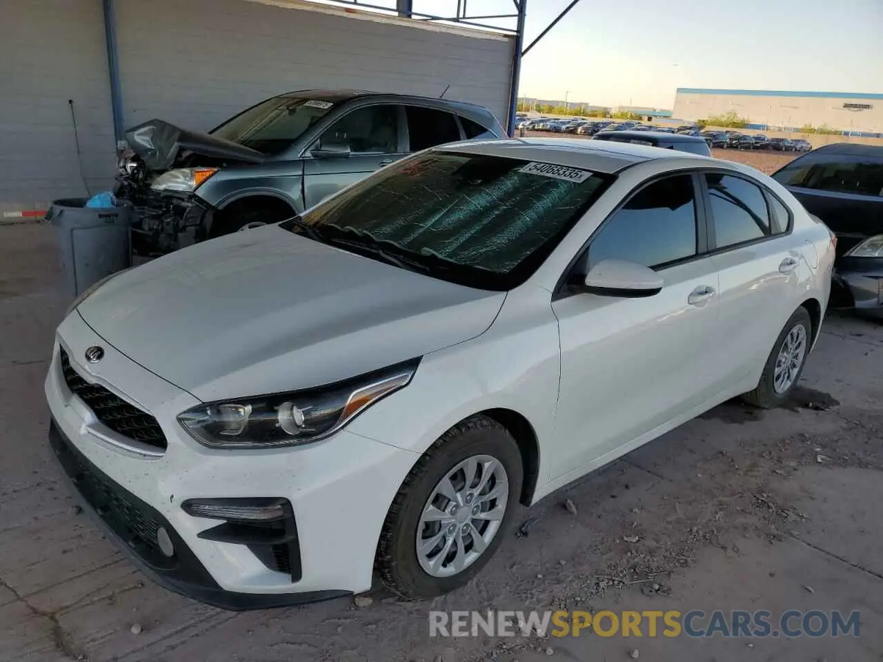1 Photograph of a damaged car 3KPF24AD3ME302148 KIA FORTE 2021