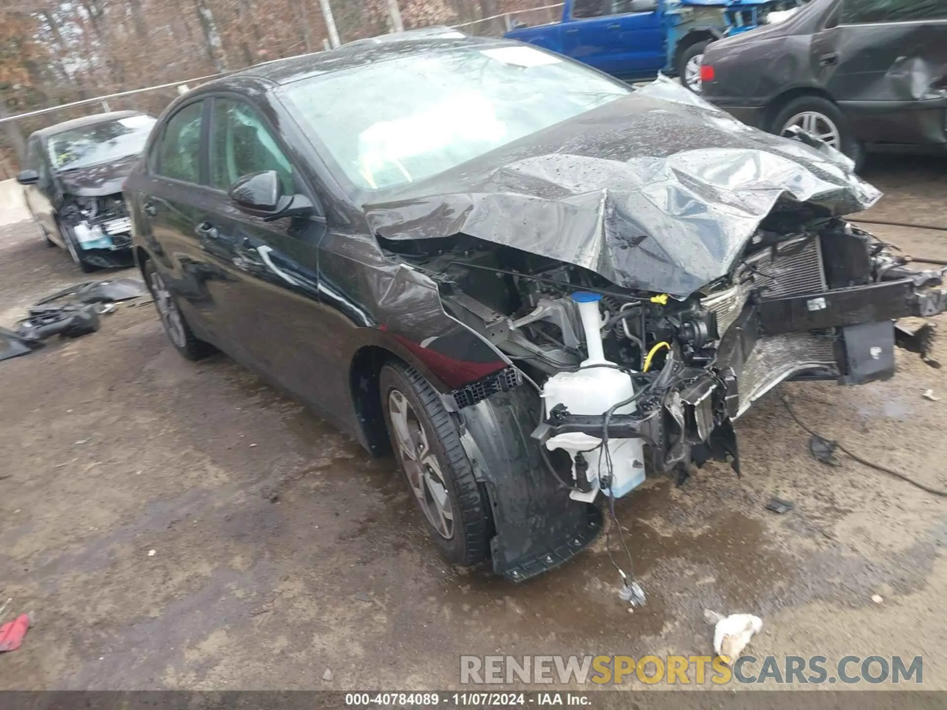 1 Photograph of a damaged car 3KPF24AD3ME305678 KIA FORTE 2021