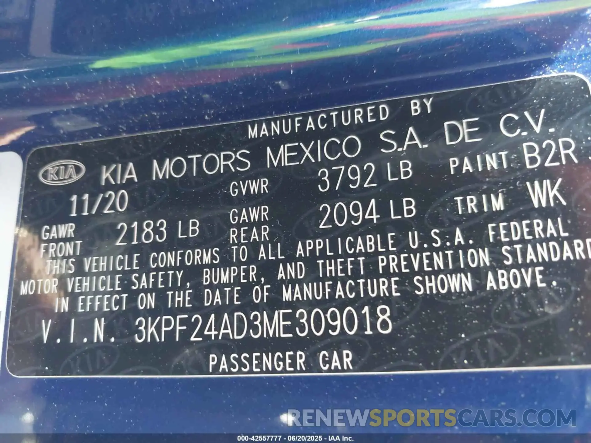 9 Photograph of a damaged car 3KPF24AD3ME309018 KIA FORTE 2021