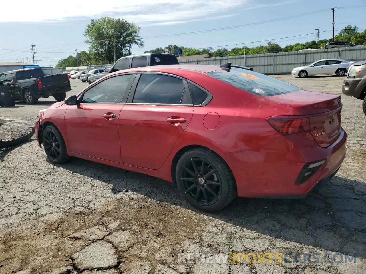 2 Photograph of a damaged car 3KPF24AD3ME316096 KIA FORTE 2021