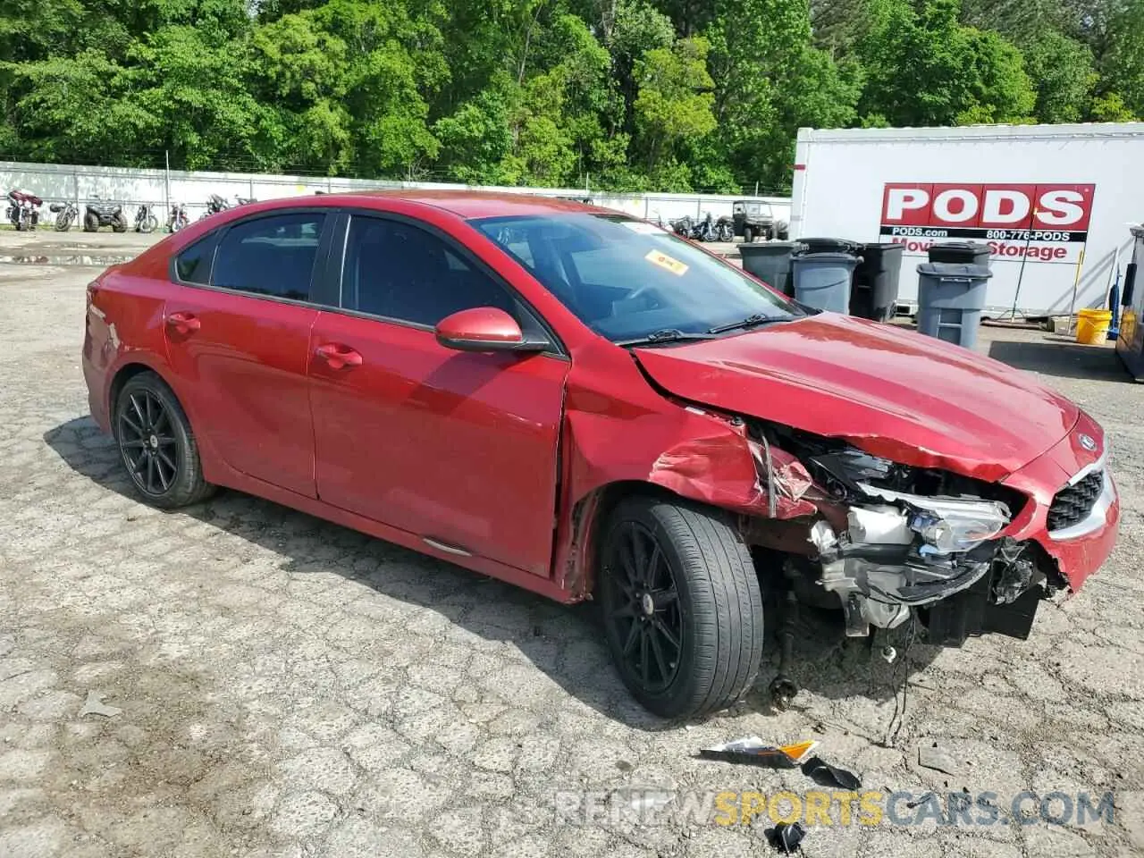 4 Photograph of a damaged car 3KPF24AD3ME316096 KIA FORTE 2021