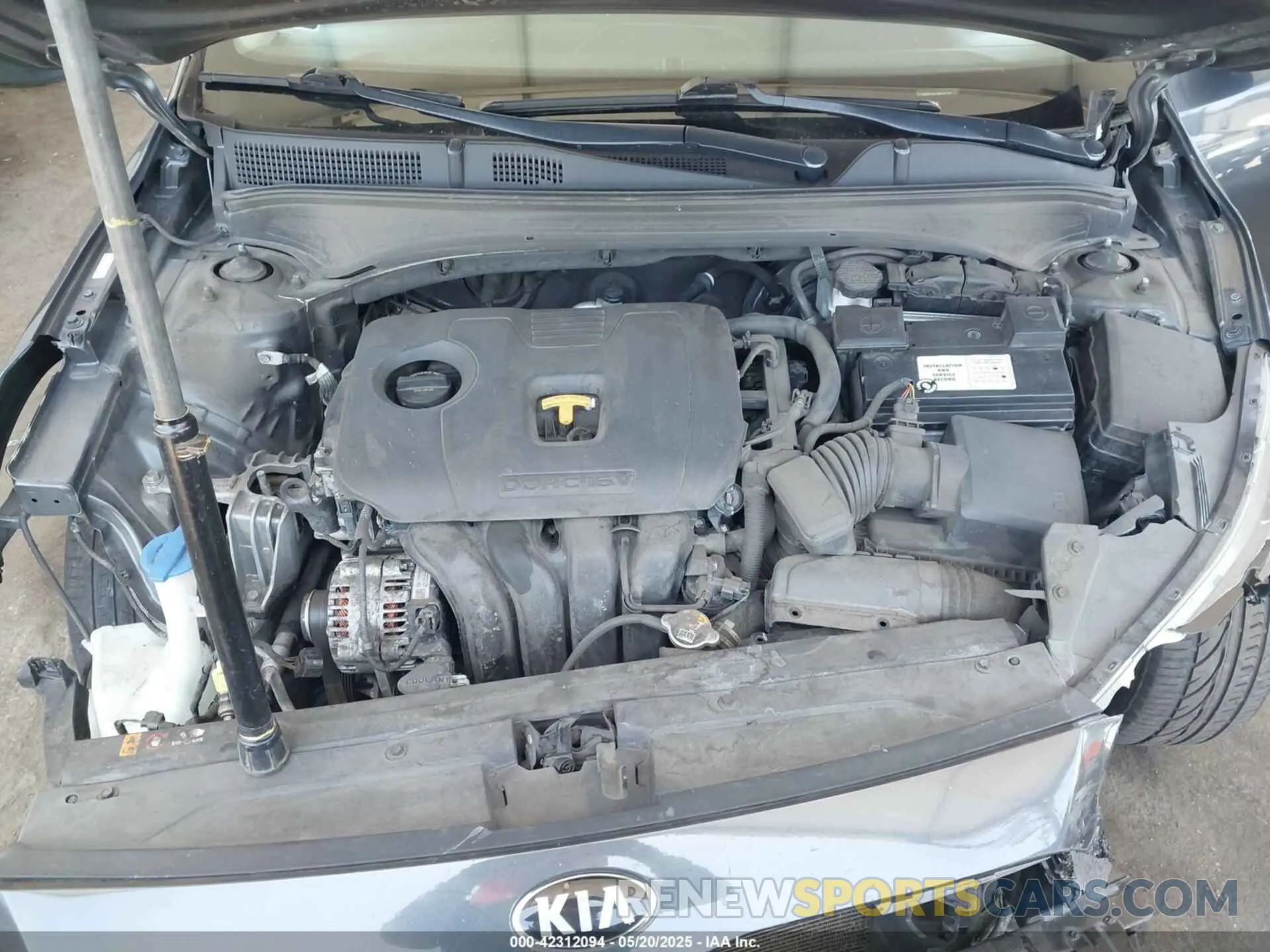 10 Photograph of a damaged car 3KPF24AD3ME316518 KIA FORTE 2021