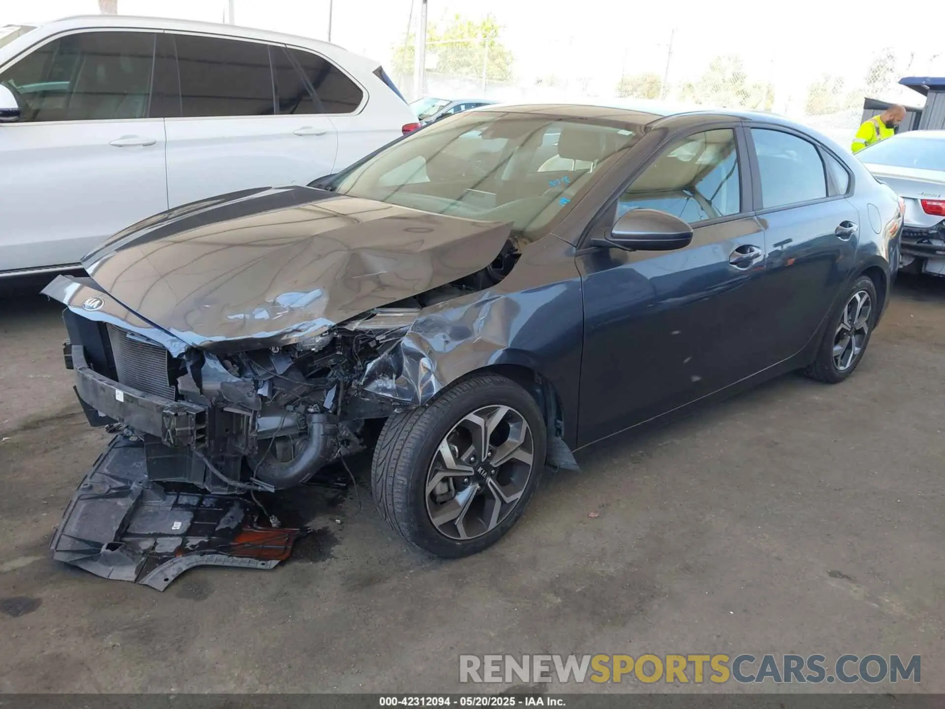 2 Photograph of a damaged car 3KPF24AD3ME316518 KIA FORTE 2021