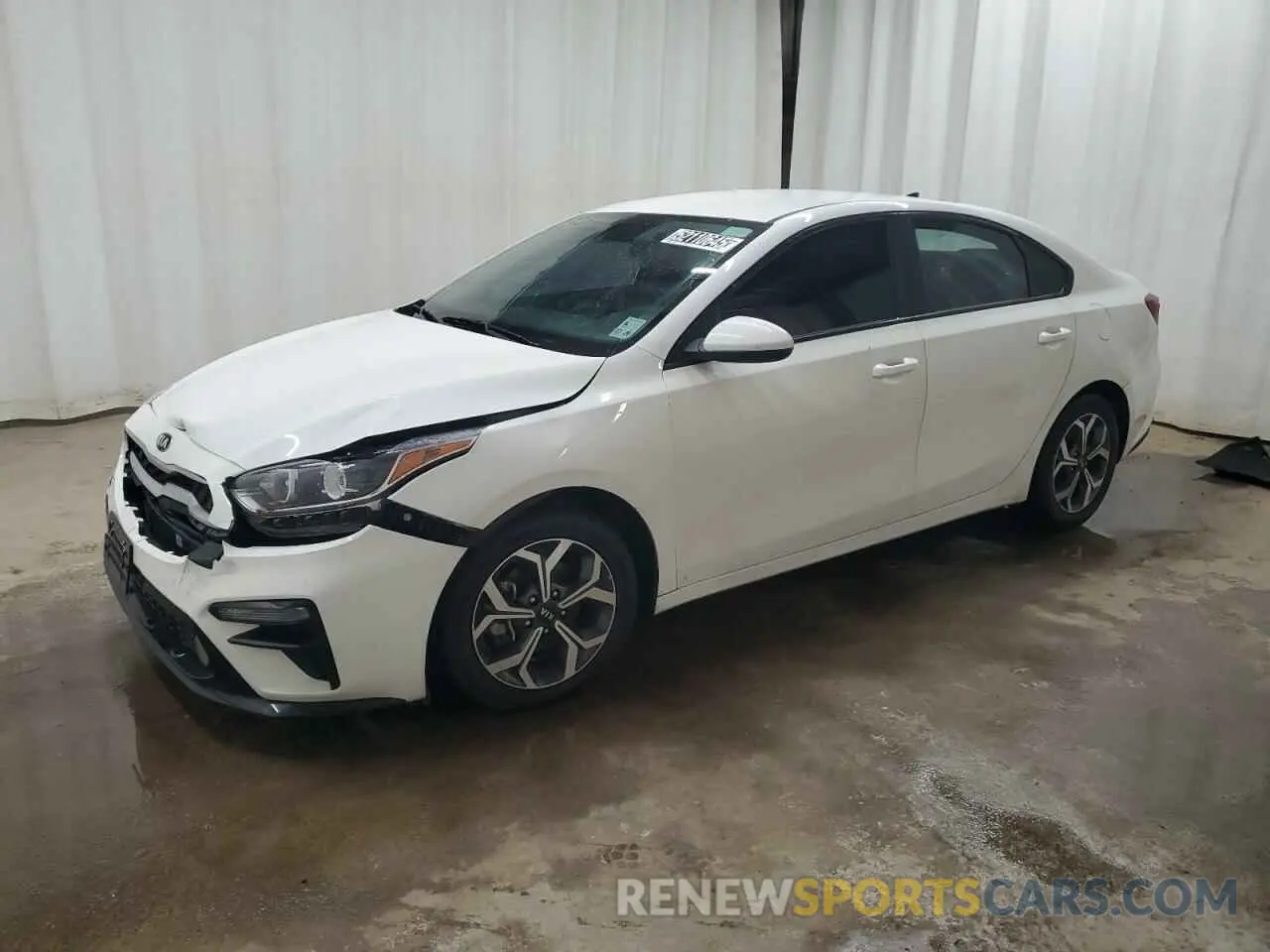 1 Photograph of a damaged car 3KPF24AD3ME333724 KIA FORTE 2021