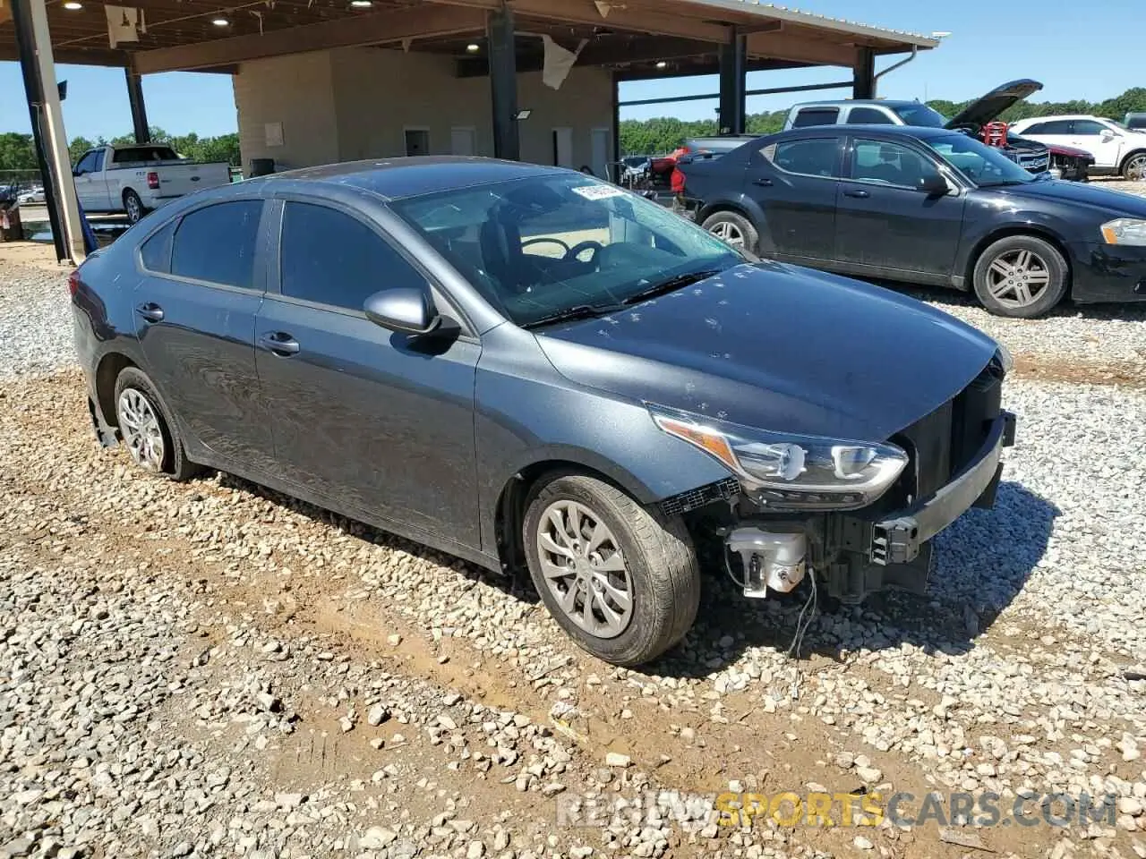 4 Photograph of a damaged car 3KPF24AD3ME339992 KIA FORTE 2021