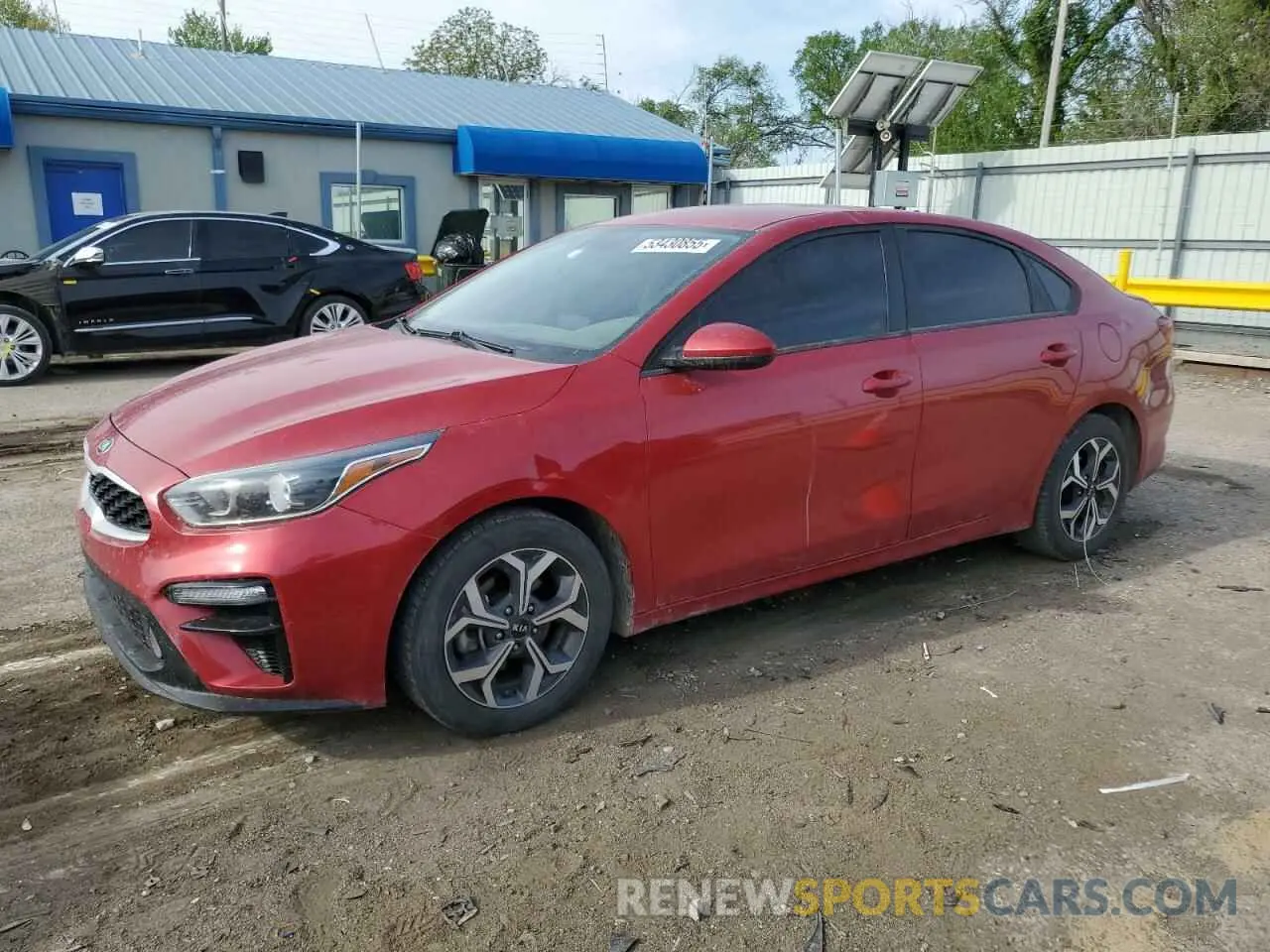 1 Photograph of a damaged car 3KPF24AD3ME340253 KIA FORTE 2021