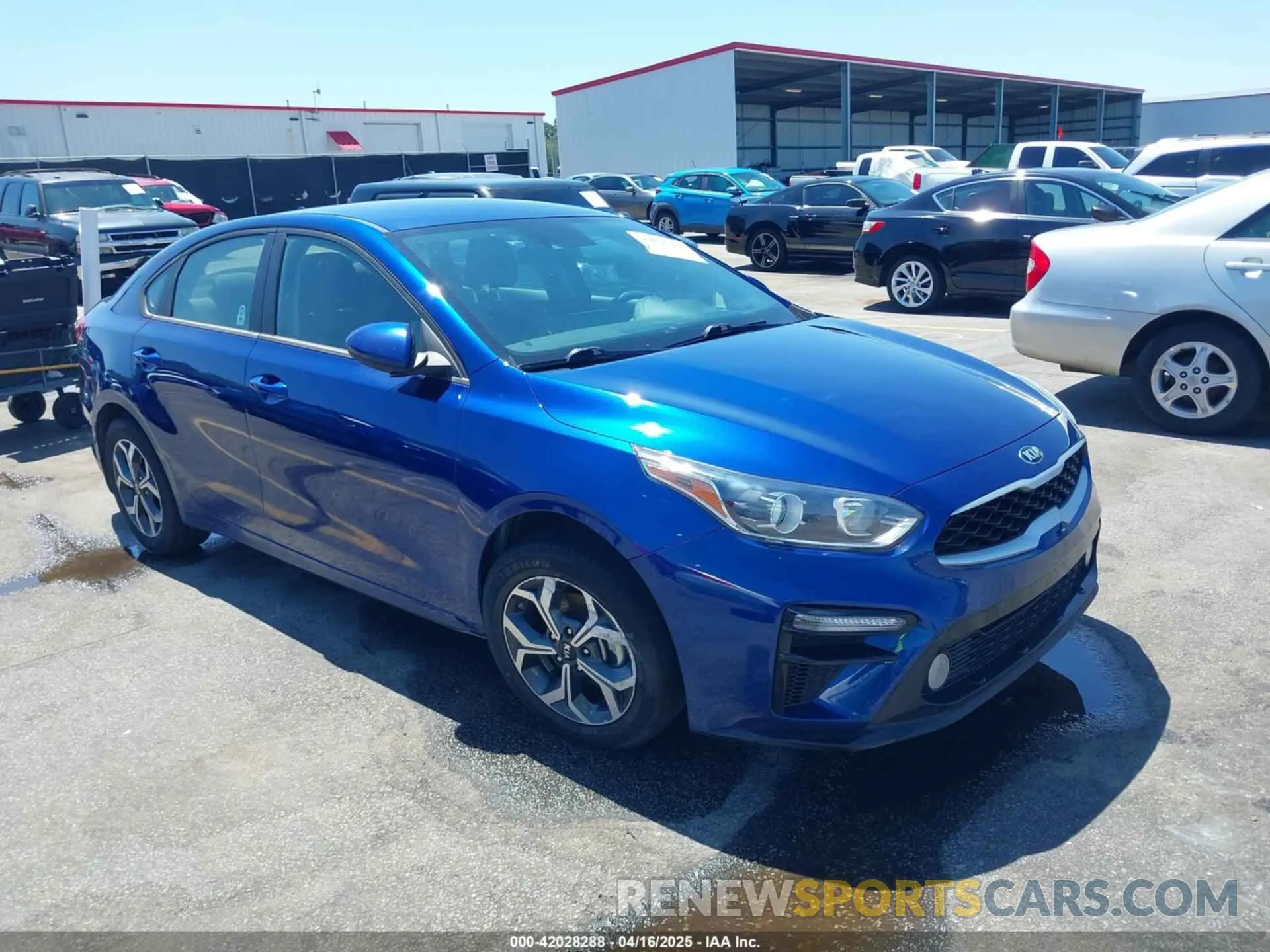1 Photograph of a damaged car 3KPF24AD3ME347767 KIA FORTE 2021