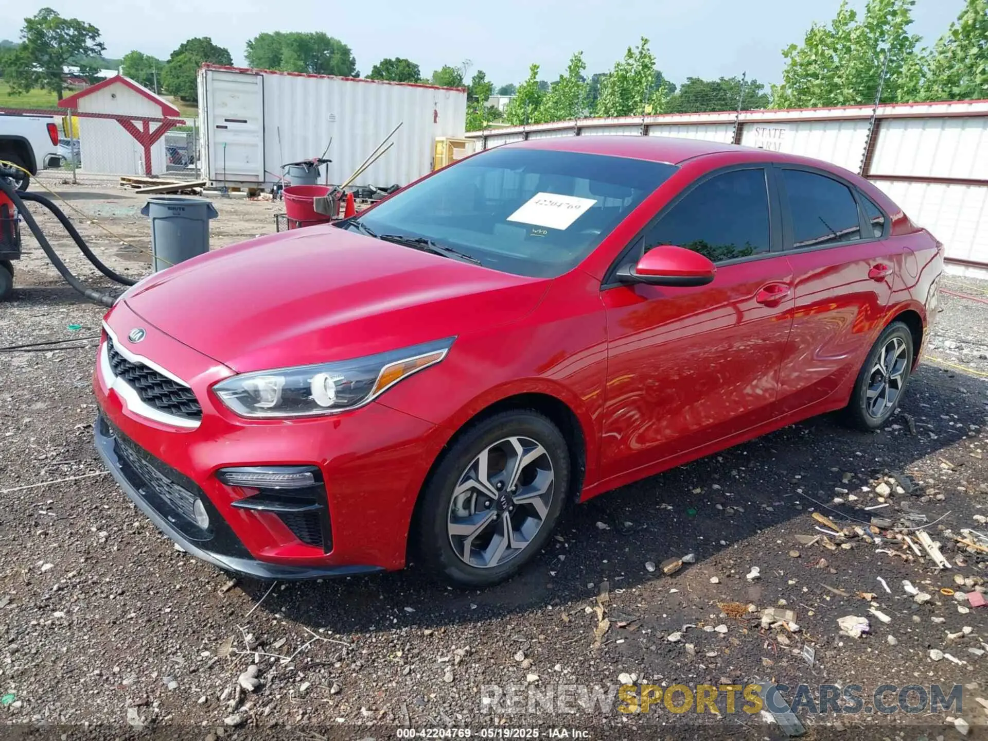 2 Photograph of a damaged car 3KPF24AD3ME363838 KIA FORTE 2021