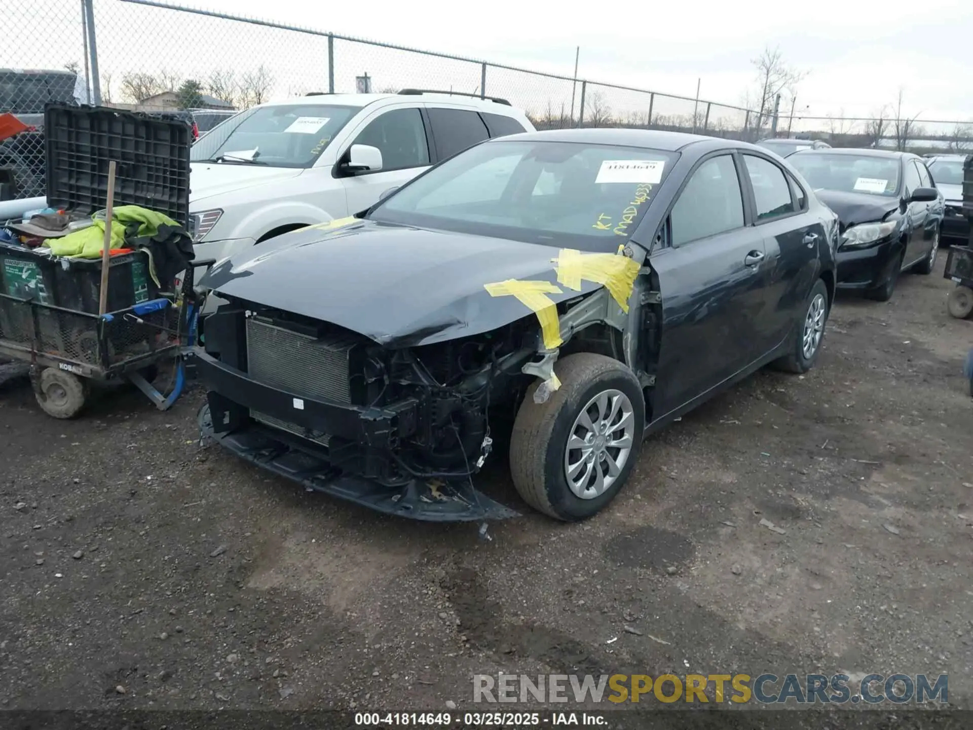 2 Photograph of a damaged car 3KPF24AD3ME369090 KIA FORTE 2021