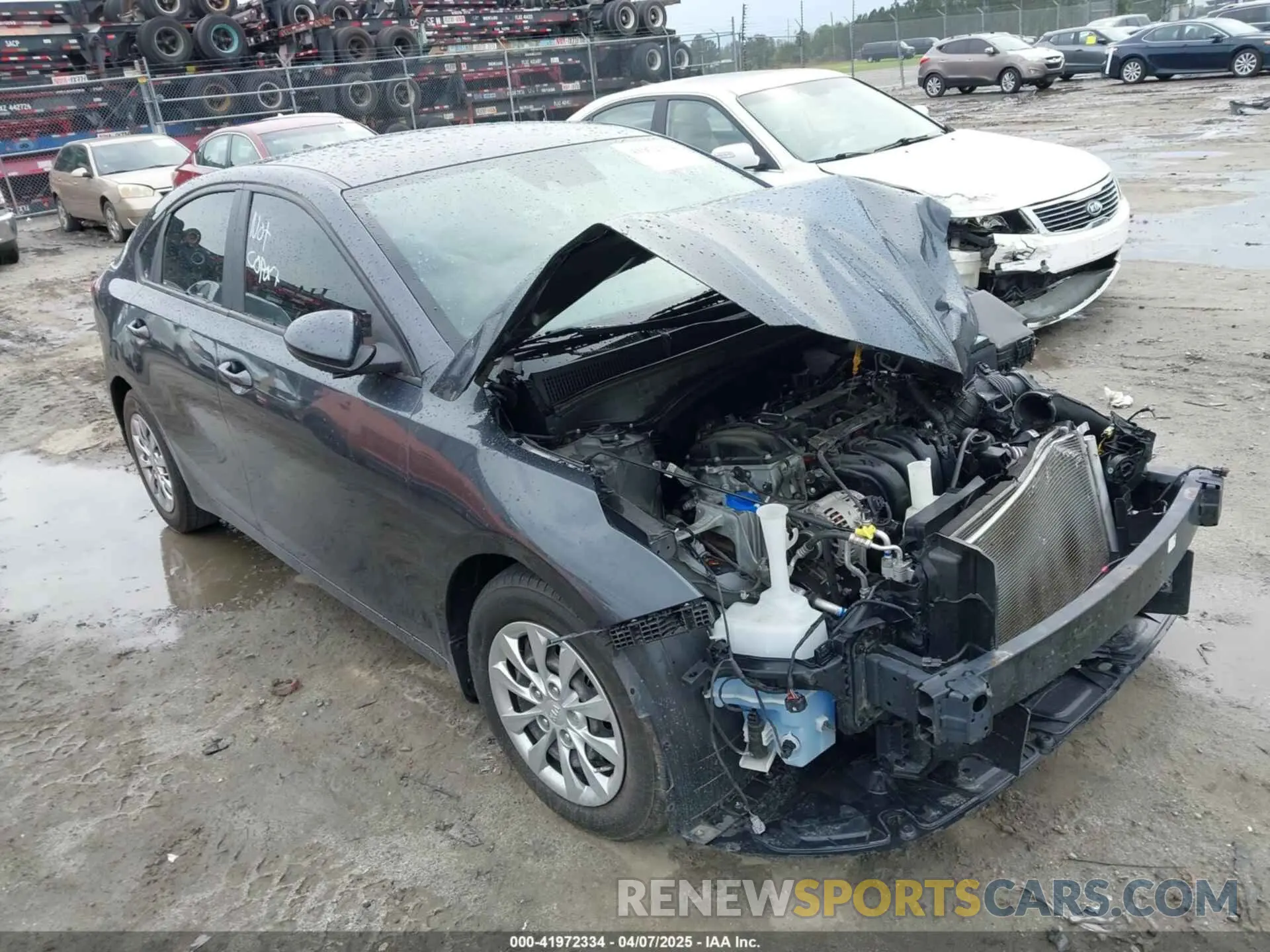 1 Photograph of a damaged car 3KPF24AD4ME266471 KIA FORTE 2021