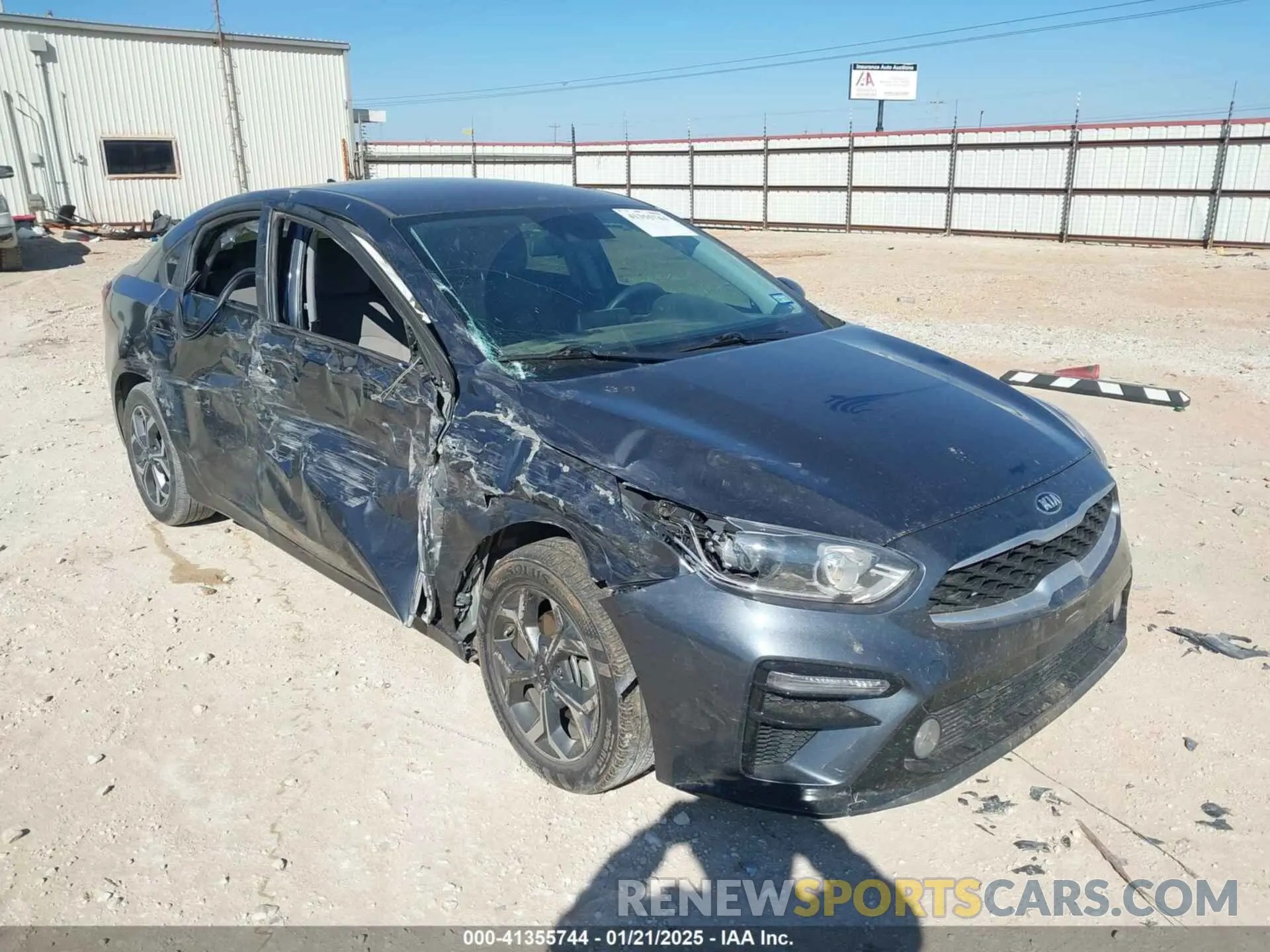 1 Photograph of a damaged car 3KPF24AD4ME270875 KIA FORTE 2021