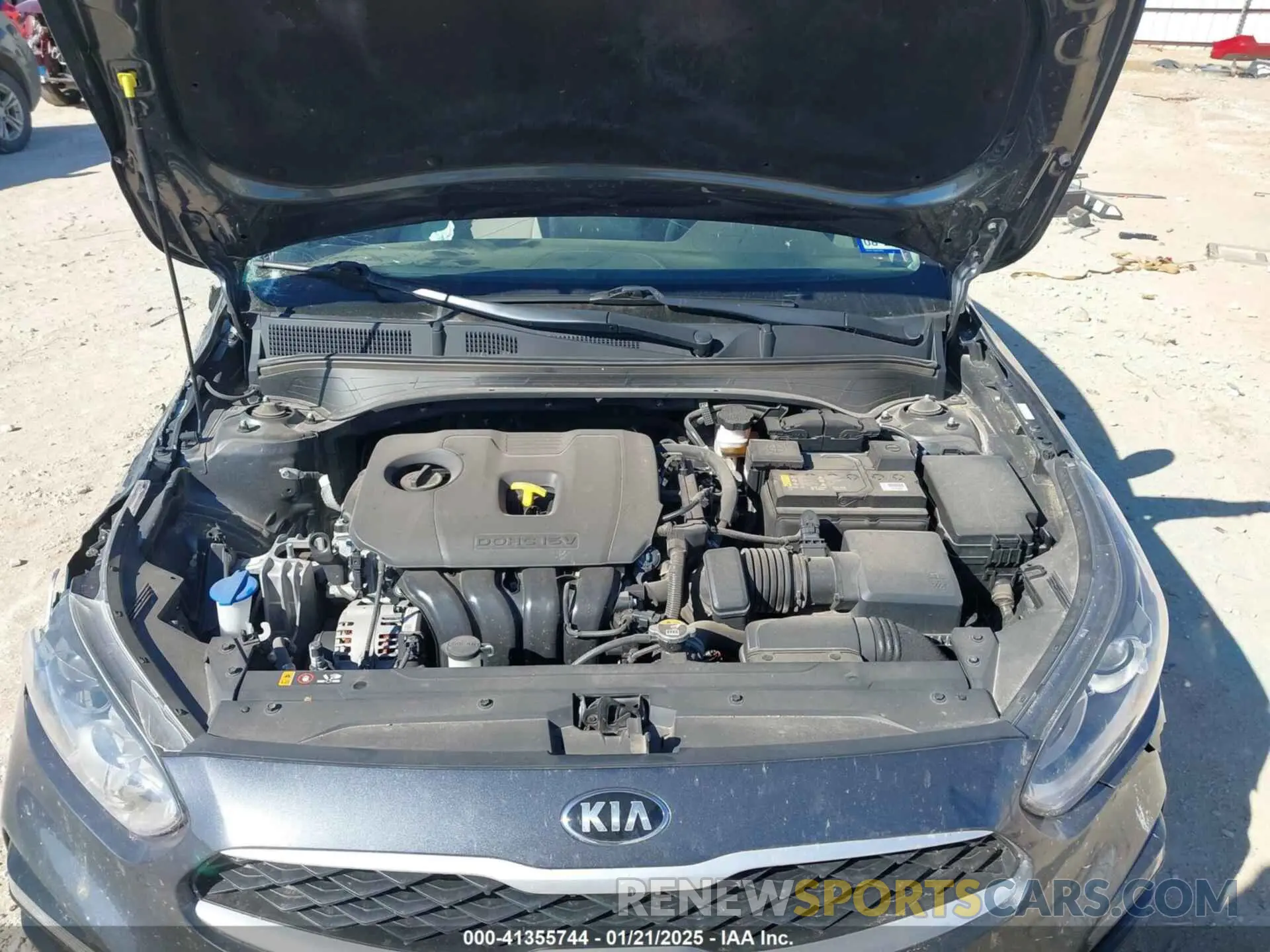 10 Photograph of a damaged car 3KPF24AD4ME270875 KIA FORTE 2021