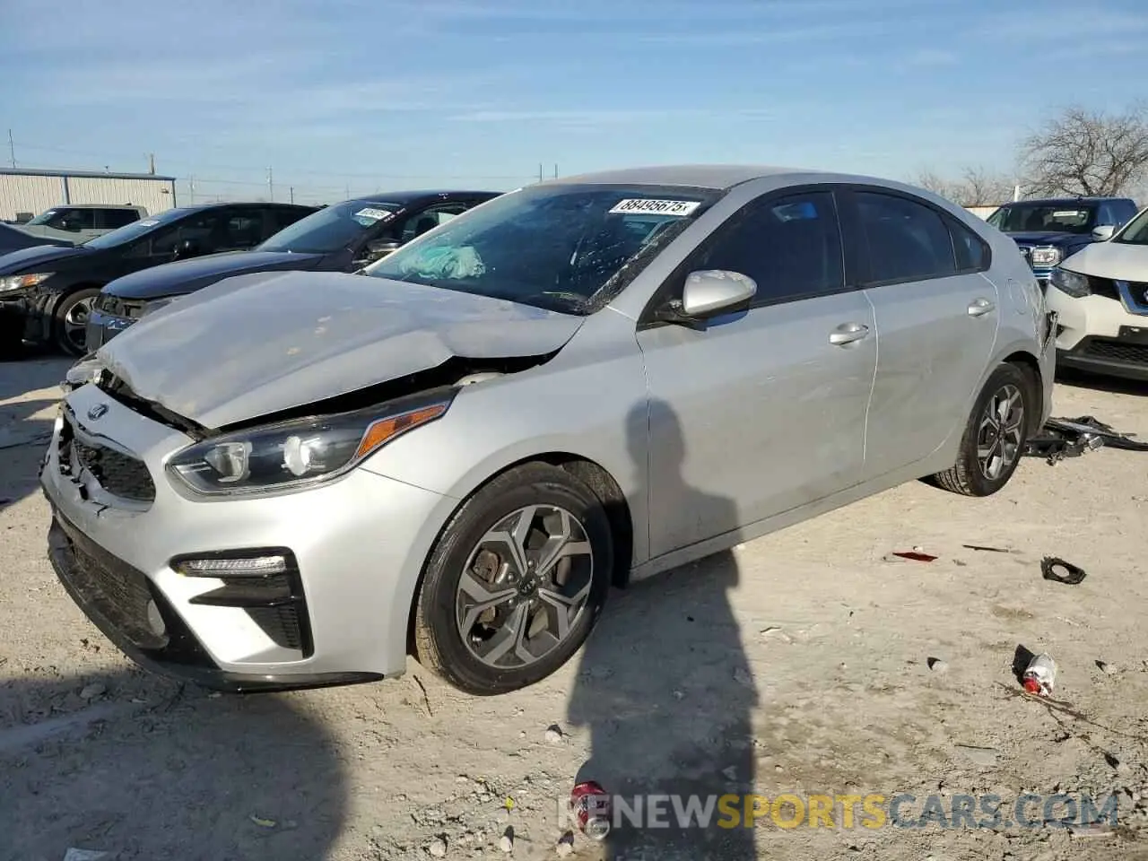 1 Photograph of a damaged car 3KPF24AD4ME282489 KIA FORTE 2021